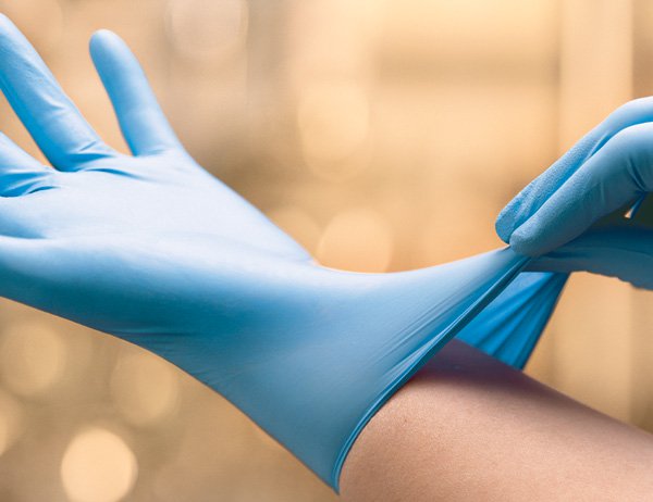 ESTEEM Blue with Neu-Thera Surgical Glove