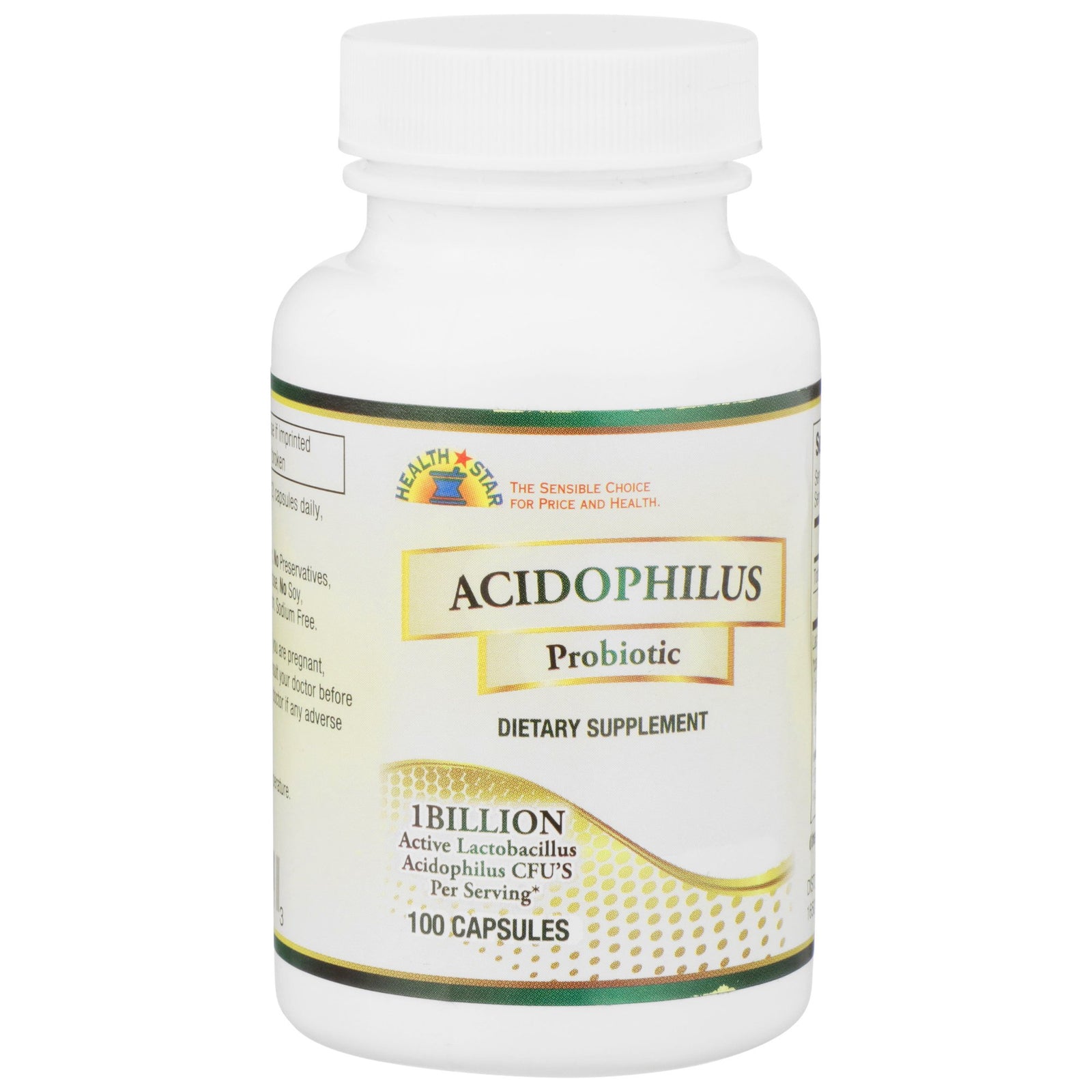 Health-Star Acidophillus Probiotic Dietary Supplement