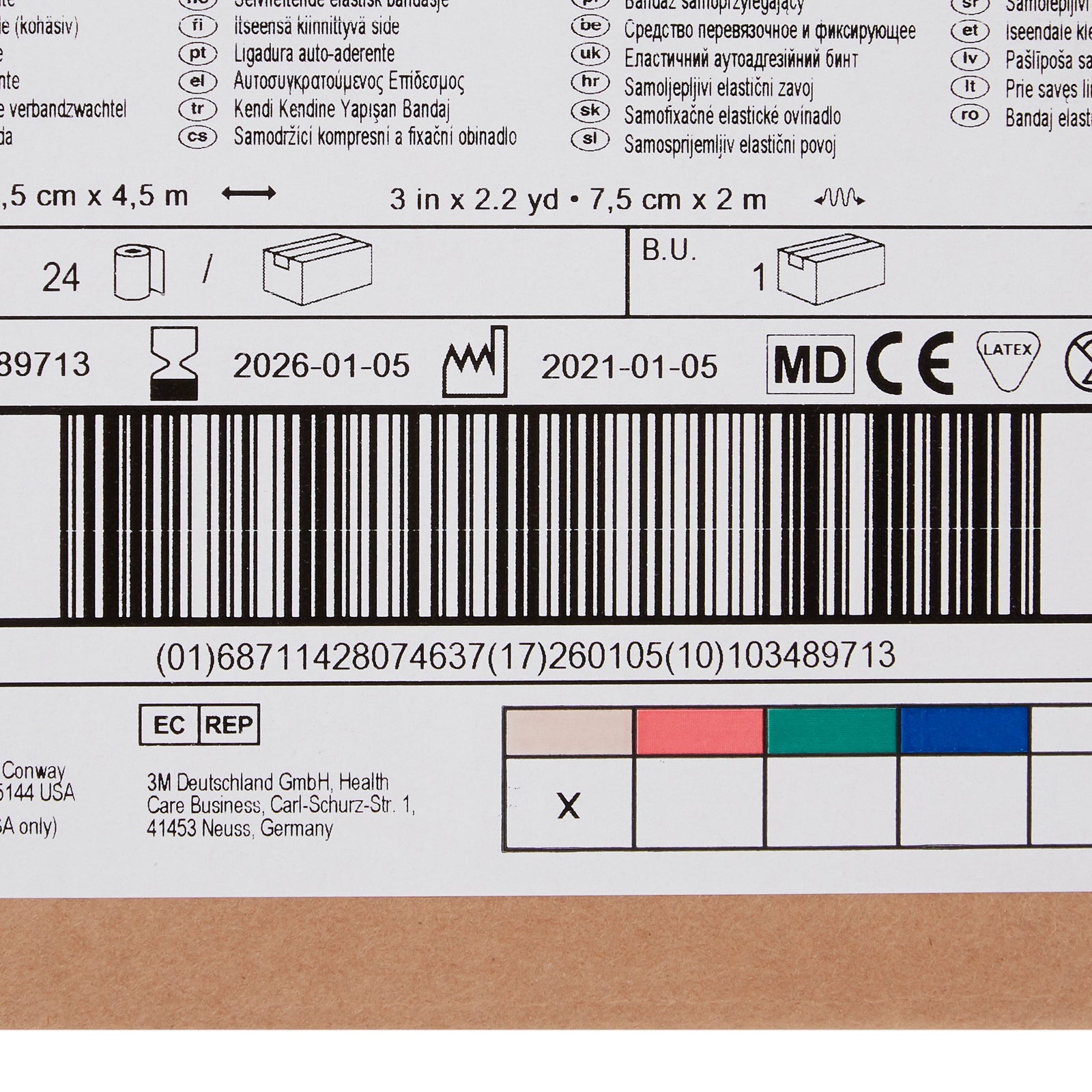 3M Coban Self-Adherent Wrap