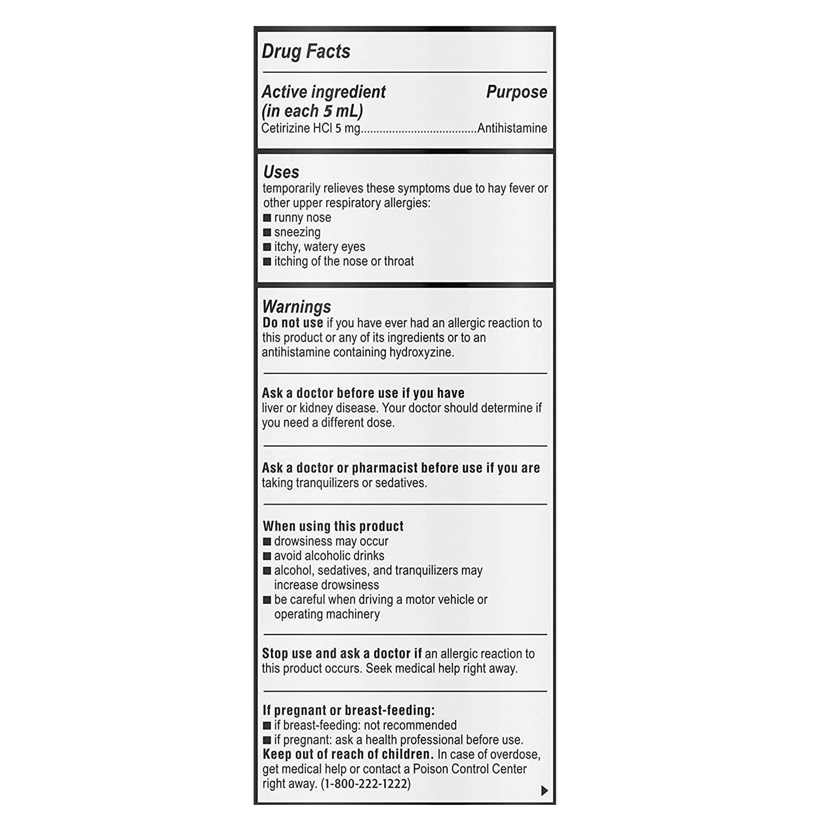 Children's Zyrtec Children's Allergy Relief