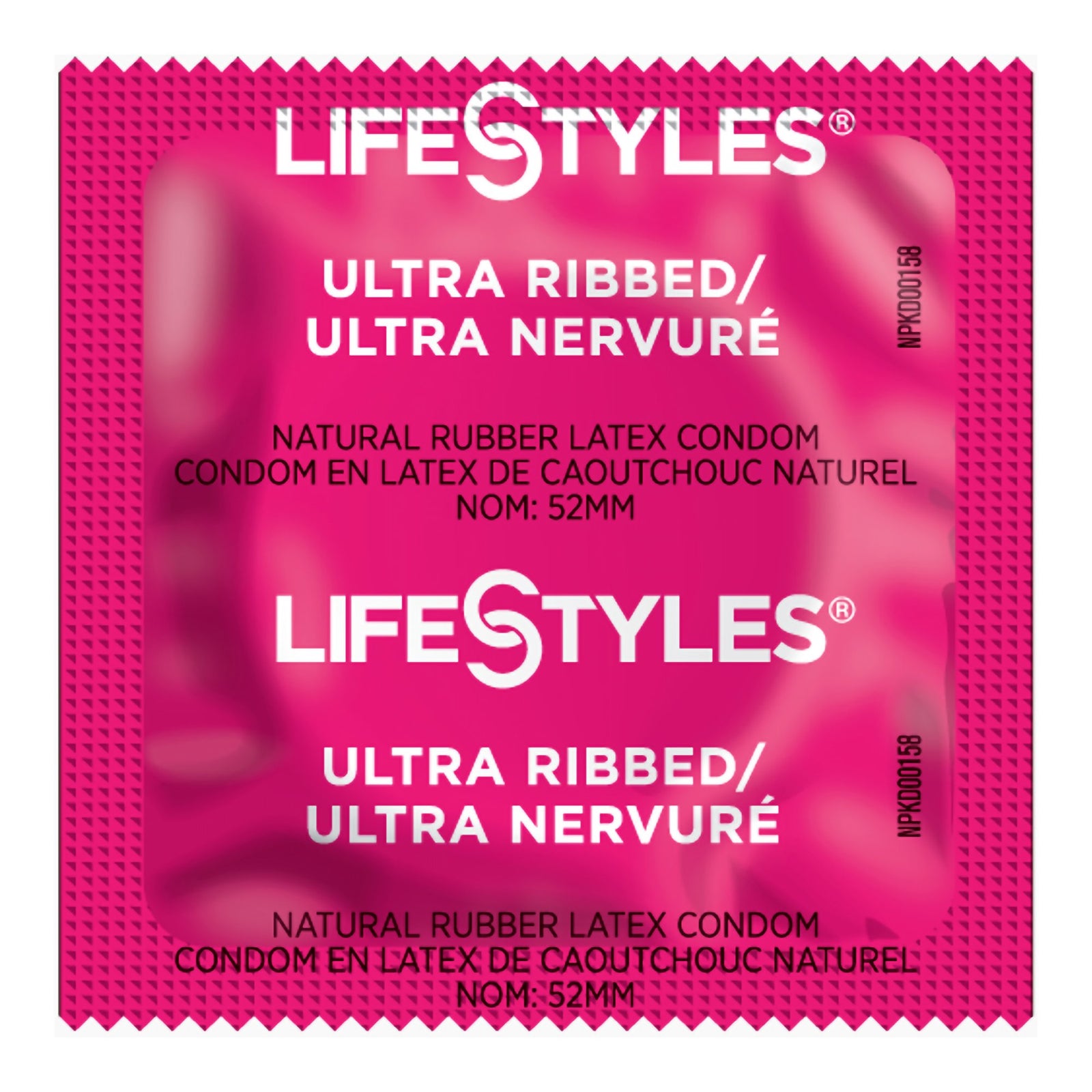 Lifestyles Ultra Ribbed Condom