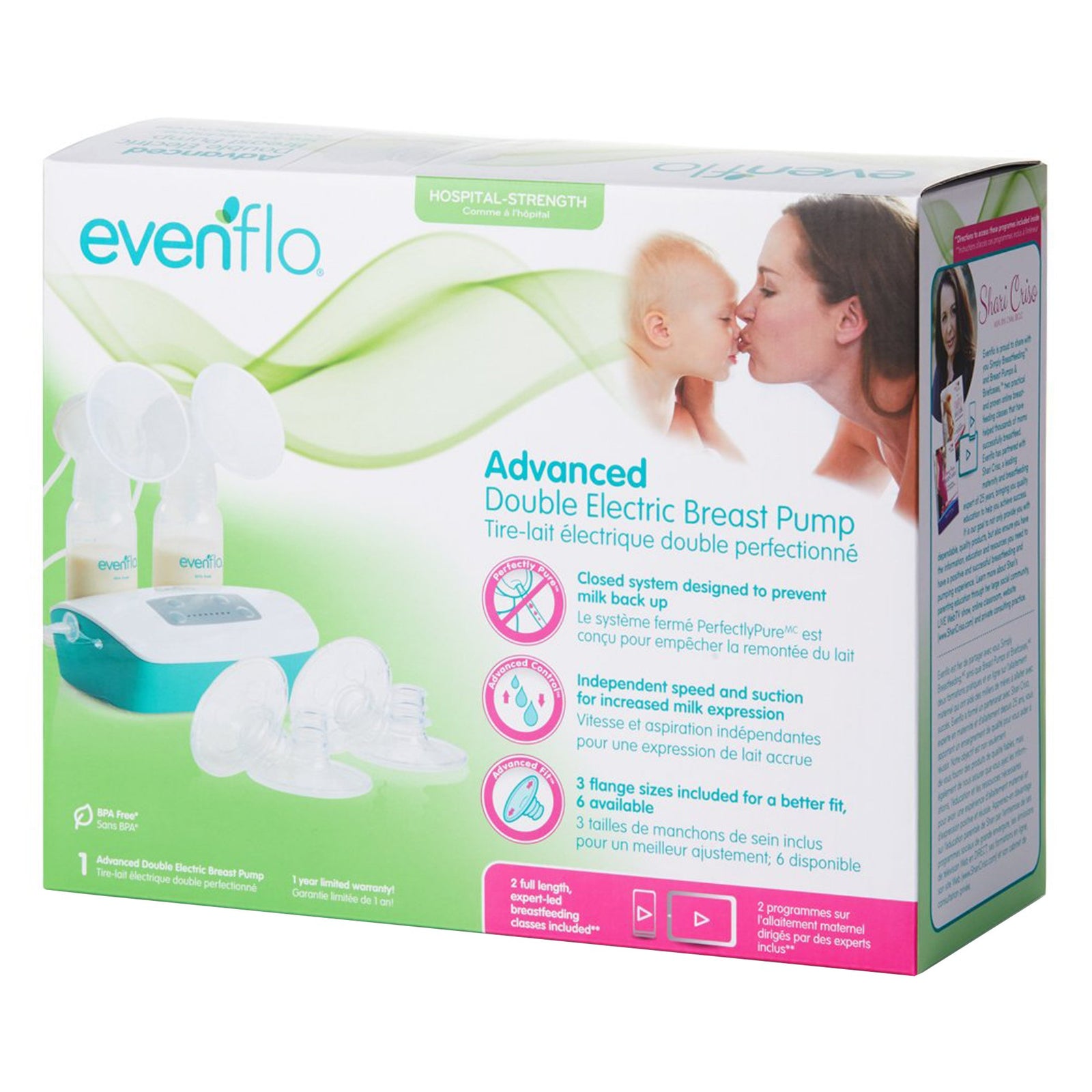 Evenflo® Advanced Double Electric Breast Pump Kit