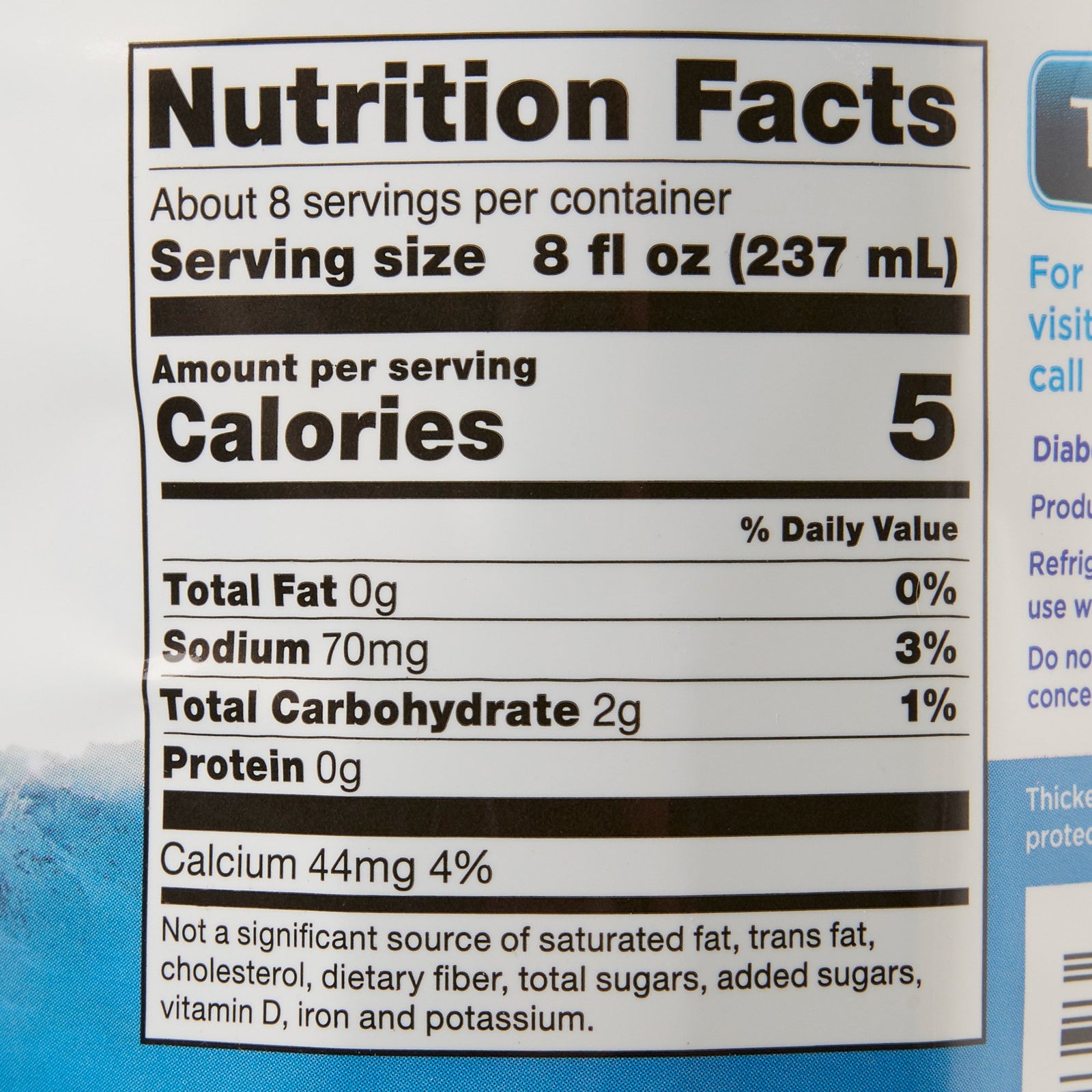 Thick-It Clear Advantage Thickened Water, Moderately Thick, Honey Consistency, Unflavored, 64-oz Container