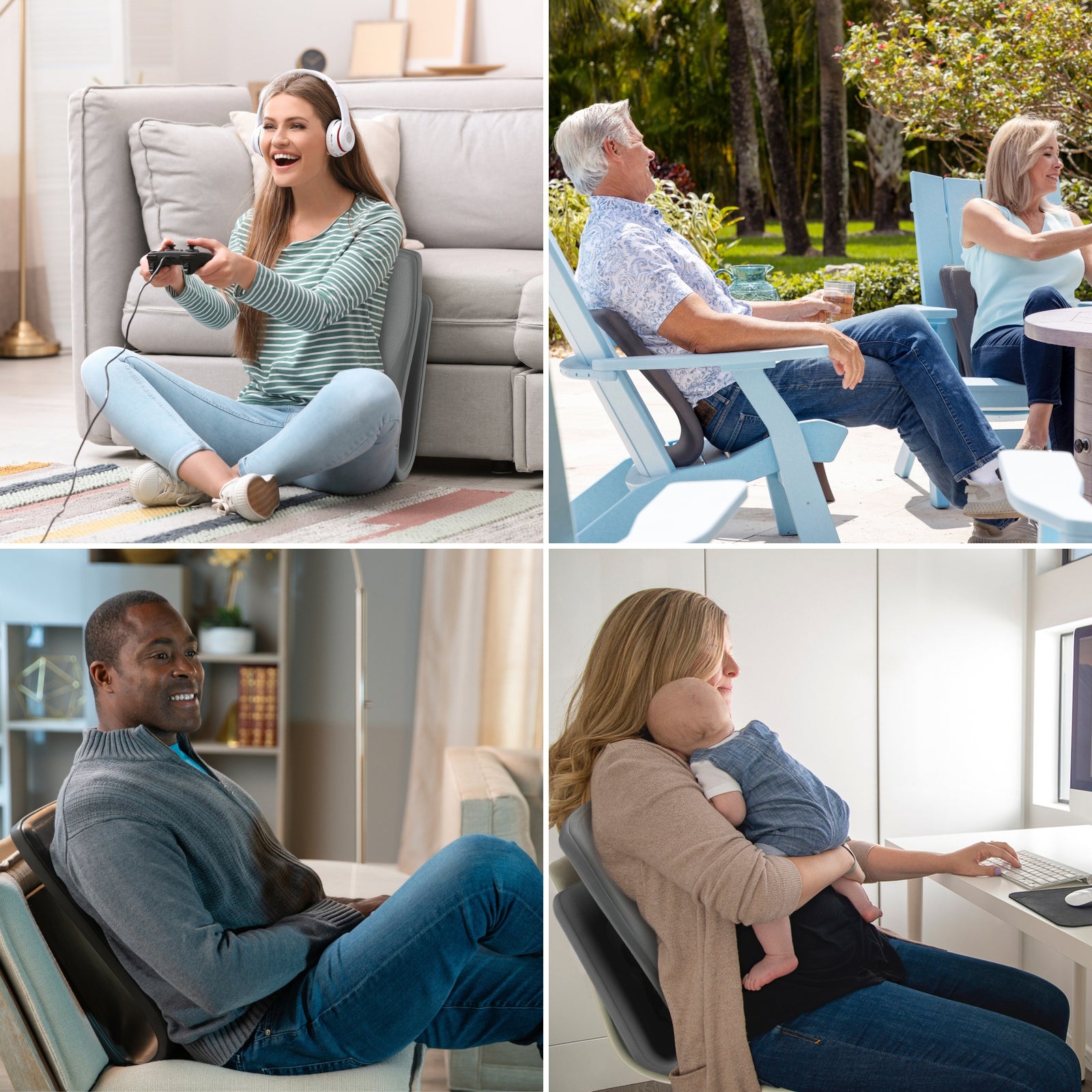 Ready Rocker Lumbar Support Seat Rocker