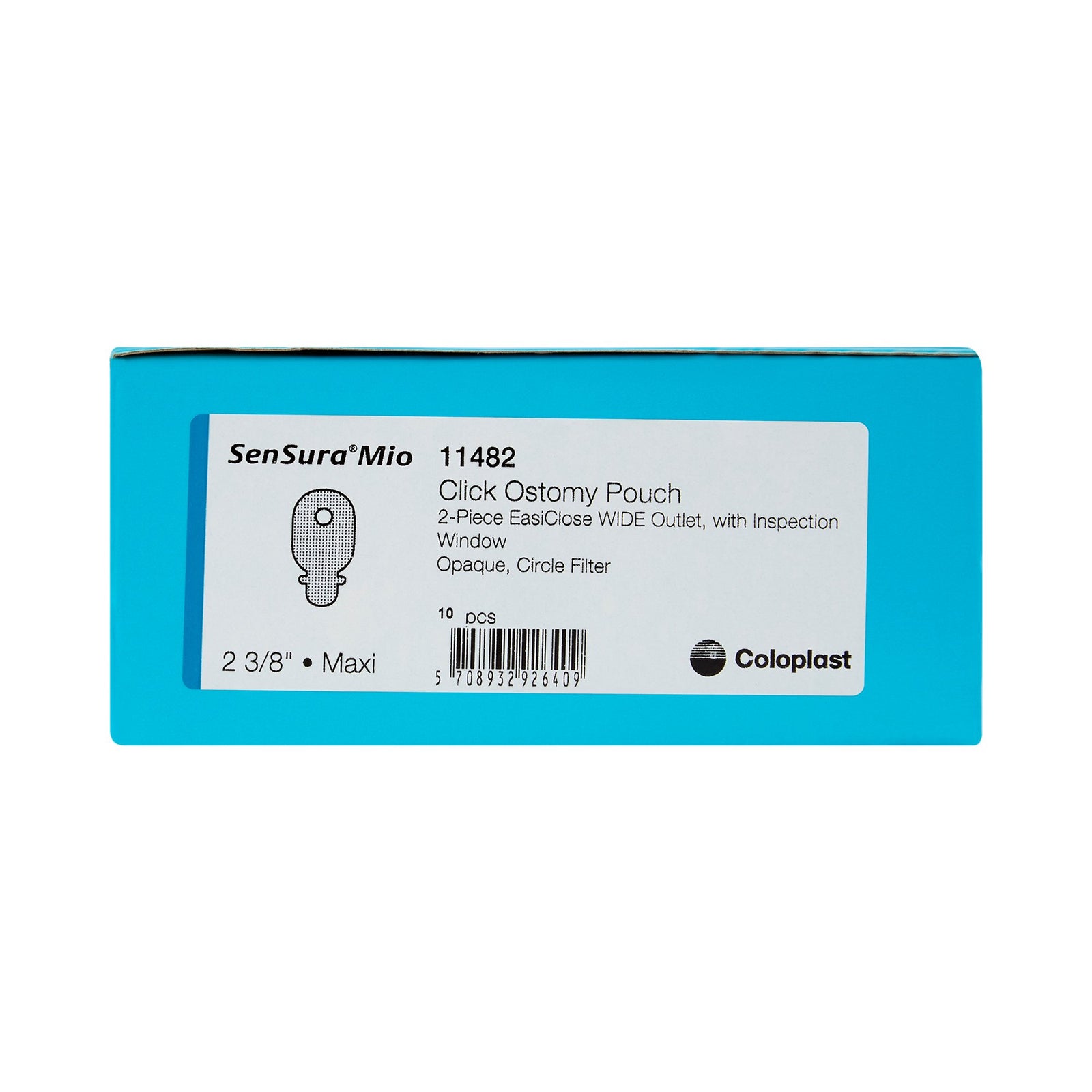 SenSura Mio Two-Piece Drainable Opaque Filtered Ostomy Pouch