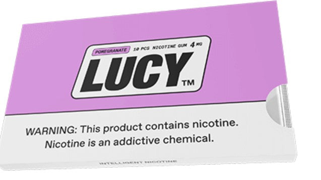 Lucy Nicotine Gum, 4 mg, 10 ct