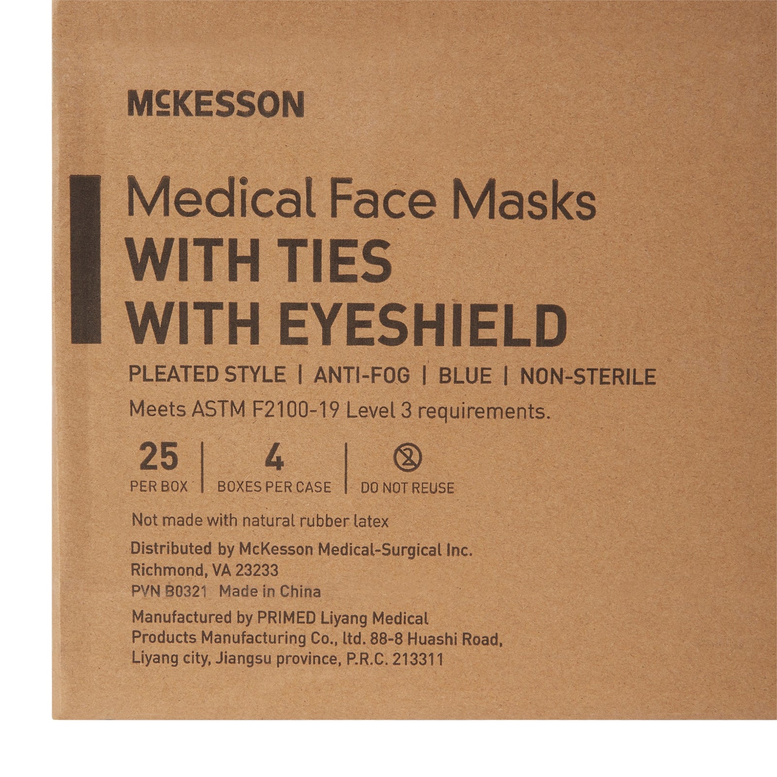 McKesson Surgical Mask With Eye Shield