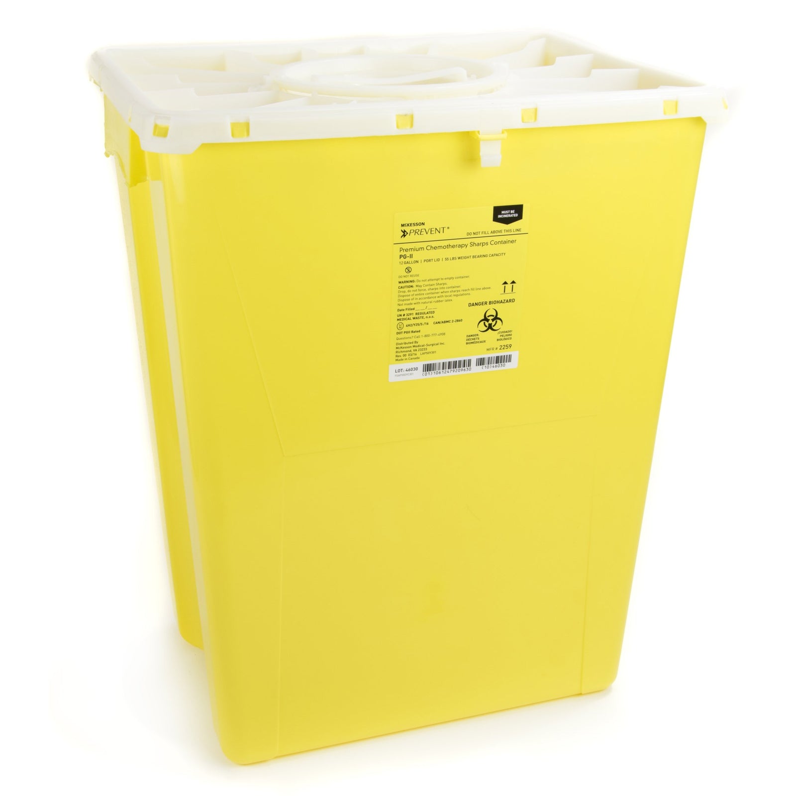McKesson Prevent Chemotherapy Waste Container