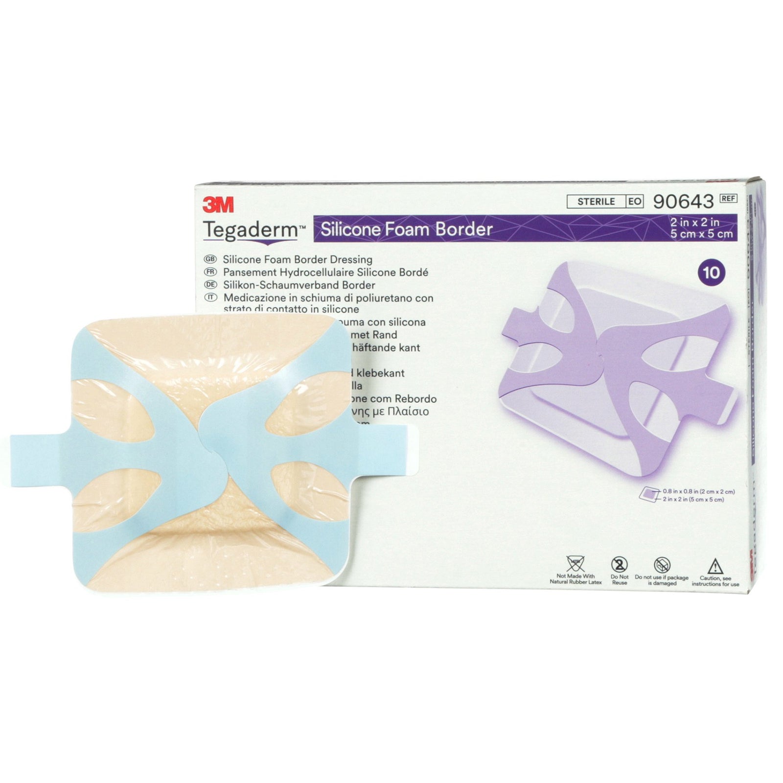 3M Tegaderm Silicone Foam Dressing