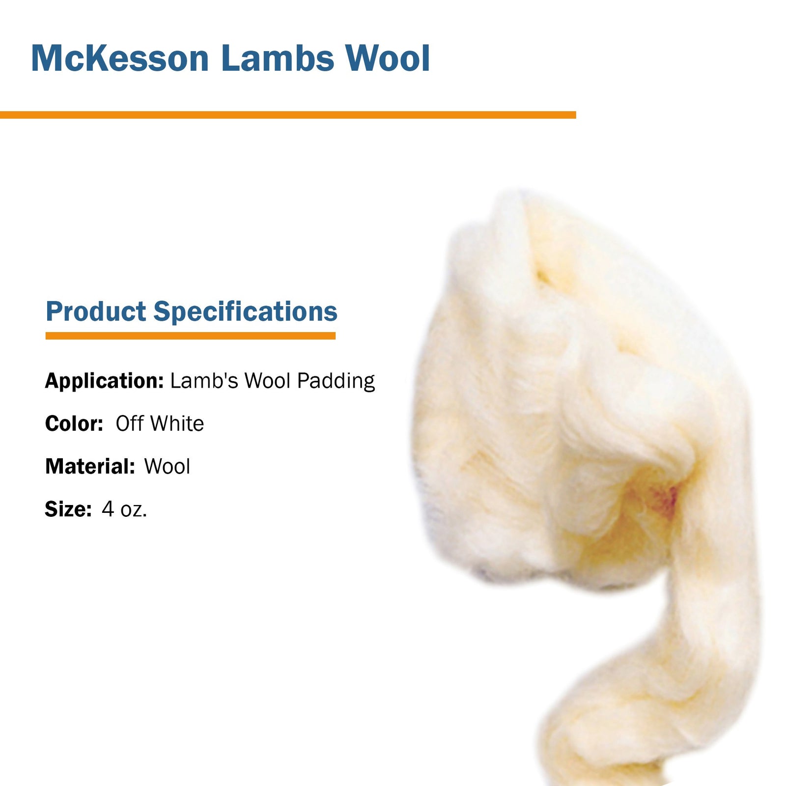 McKesson Lamb's Wool Padding