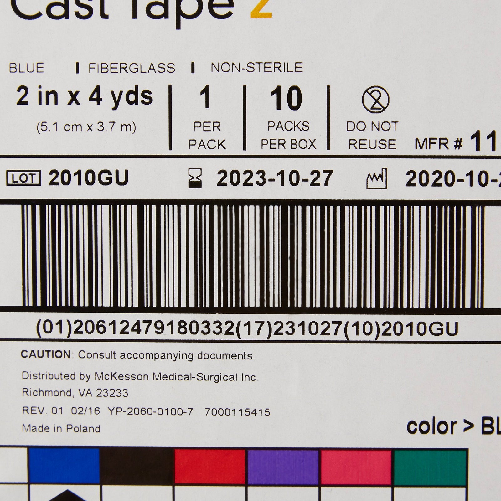 McKesson Cast Tape