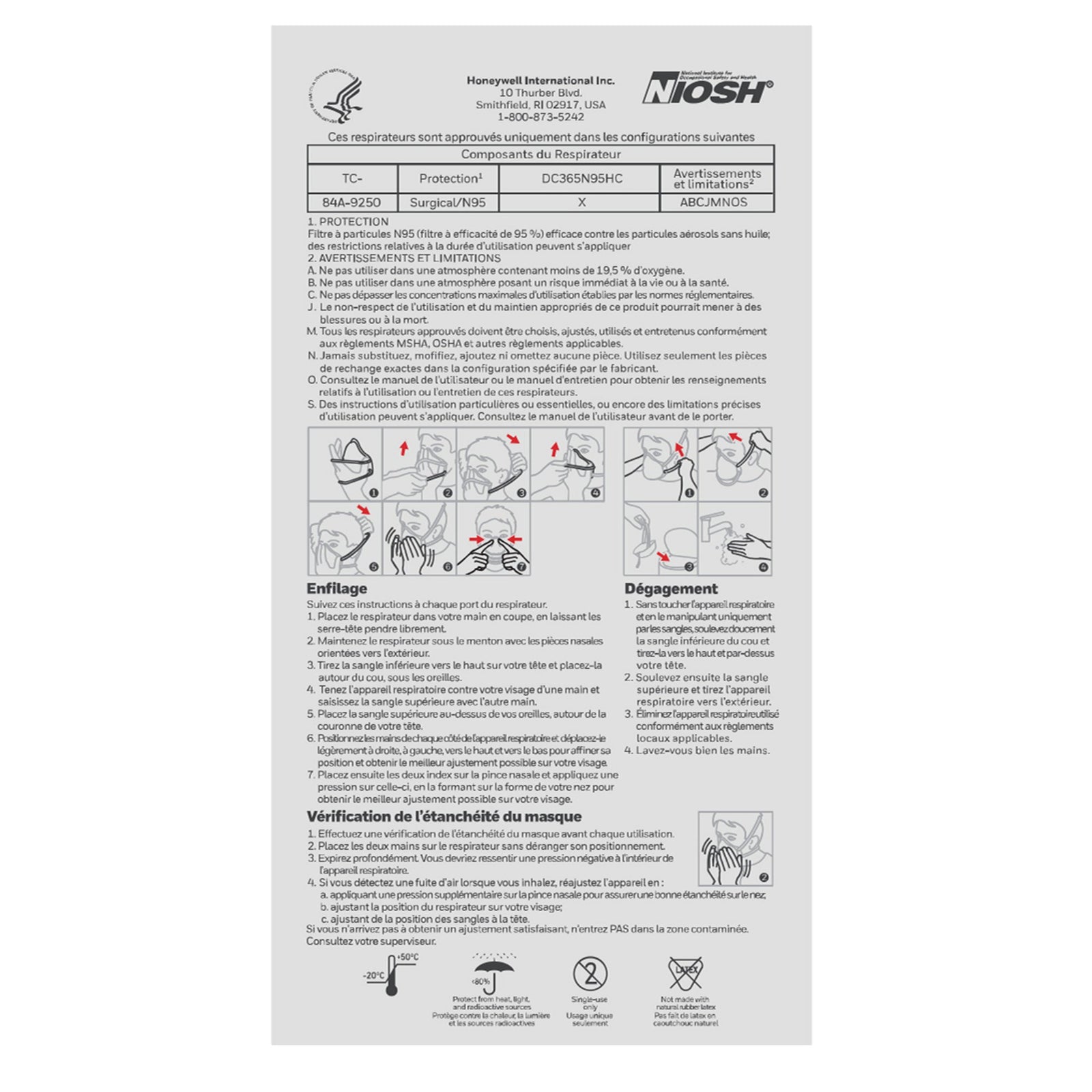 Honeywell DC365 Particulate Respirator Mask