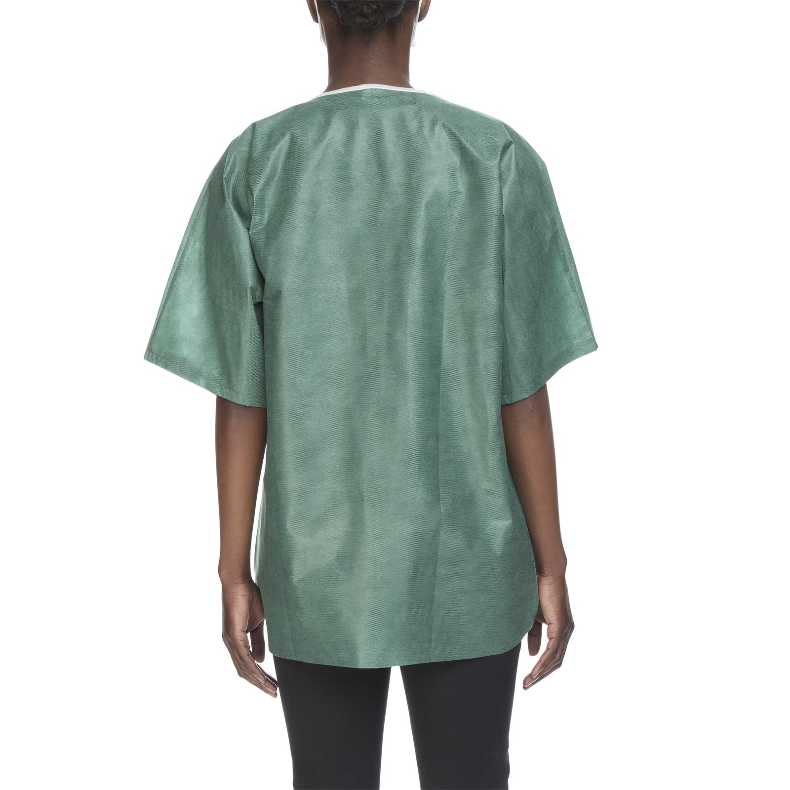 Scrub Shirt X-Large Green Without Pockets Short Sleeve Unisex