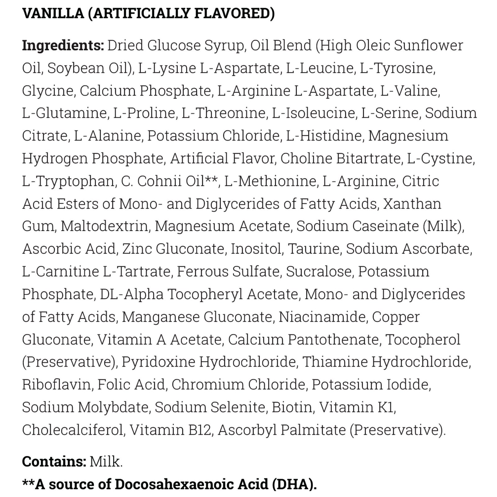 PKU trio Oral Supplement