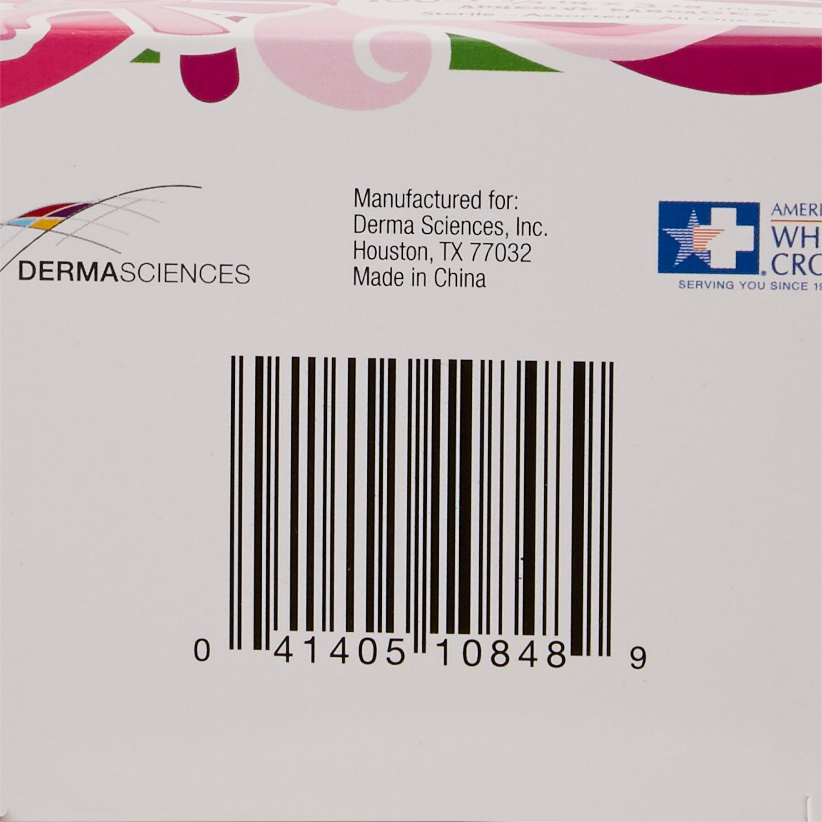 American White Cross Stat Strip Adhesive Strip