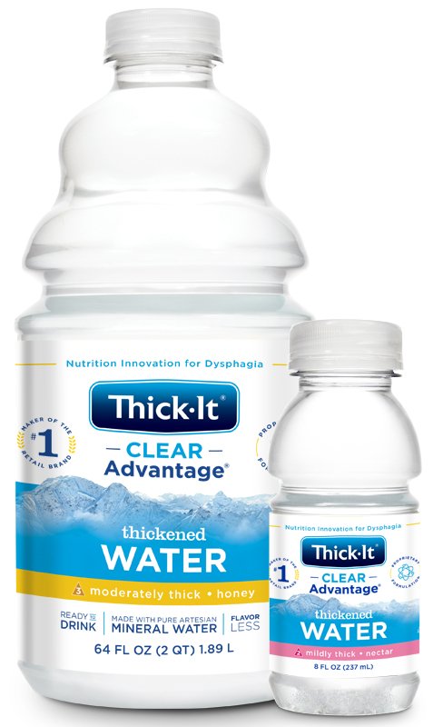 ThickIt AquaCare H2O Thickened Water Bottle Unflavored Ready to