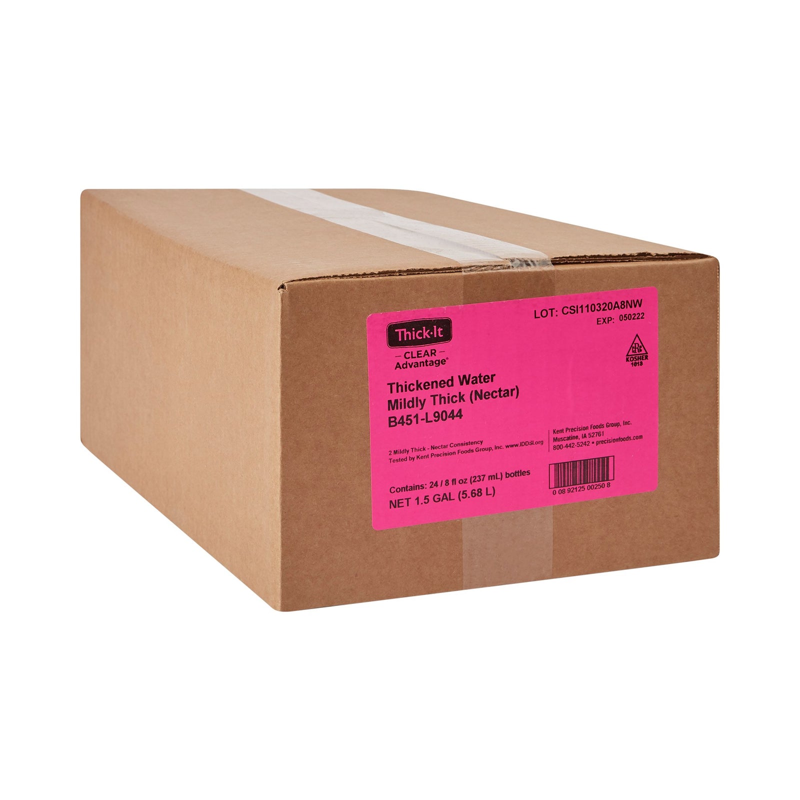 Thick-It Clear Advantage Thickened Water, Mildly Thick, Nectar Consistency, 8-oz Container