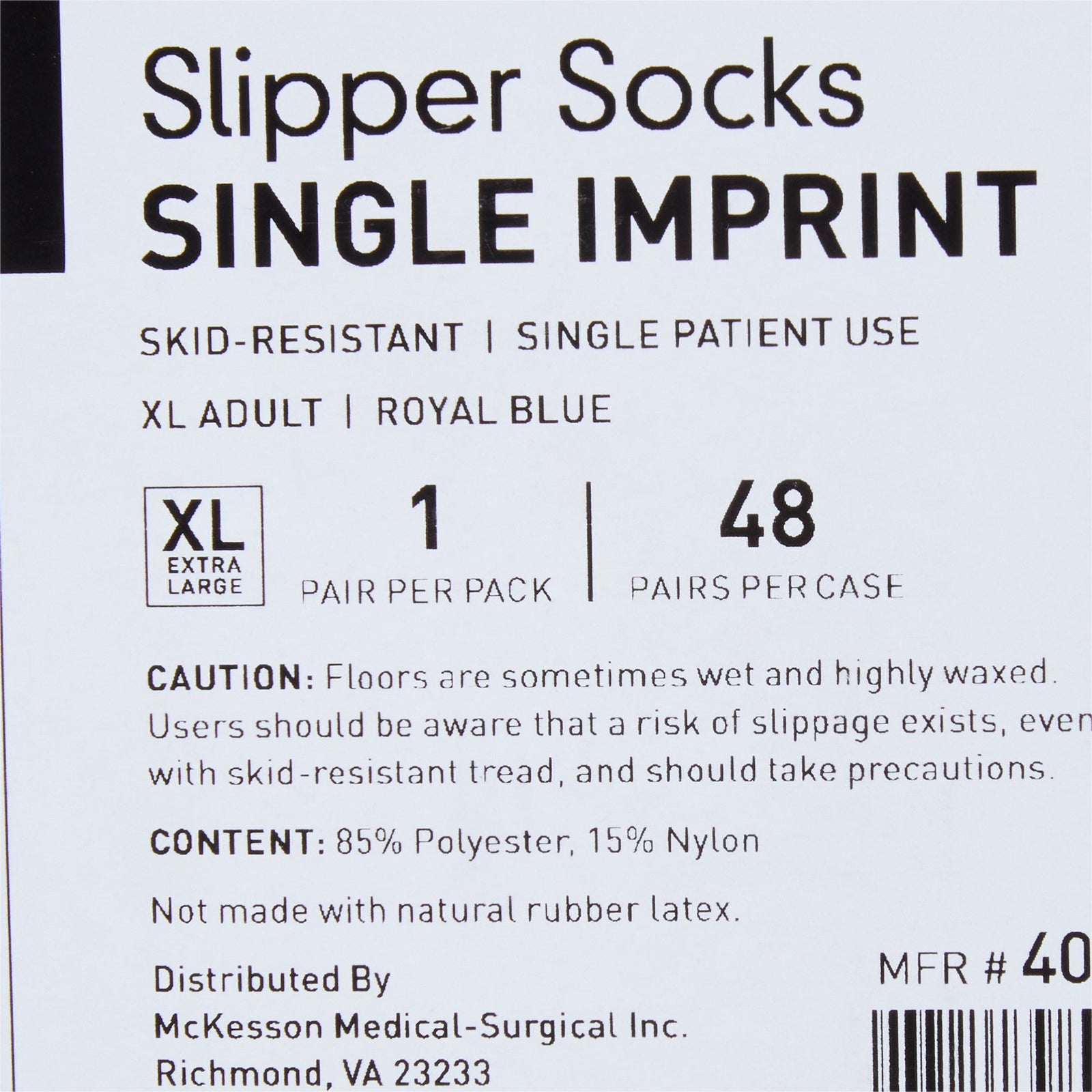 McKesson Terries Slipper Socks