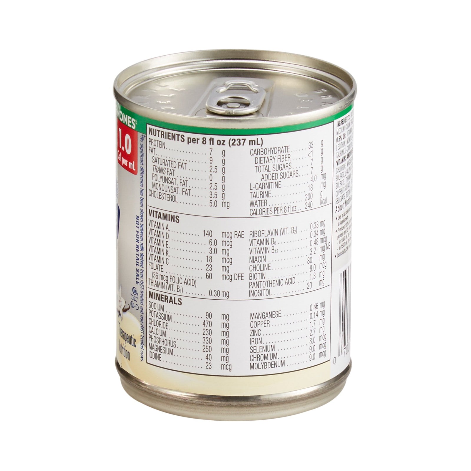 PediaSure® Vanilla Ready to Use Standard Tube Feeding Formula, 8 oz. Can