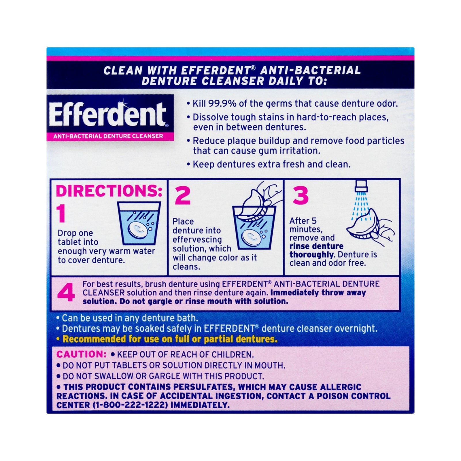 Efferdent Denture Cleaner