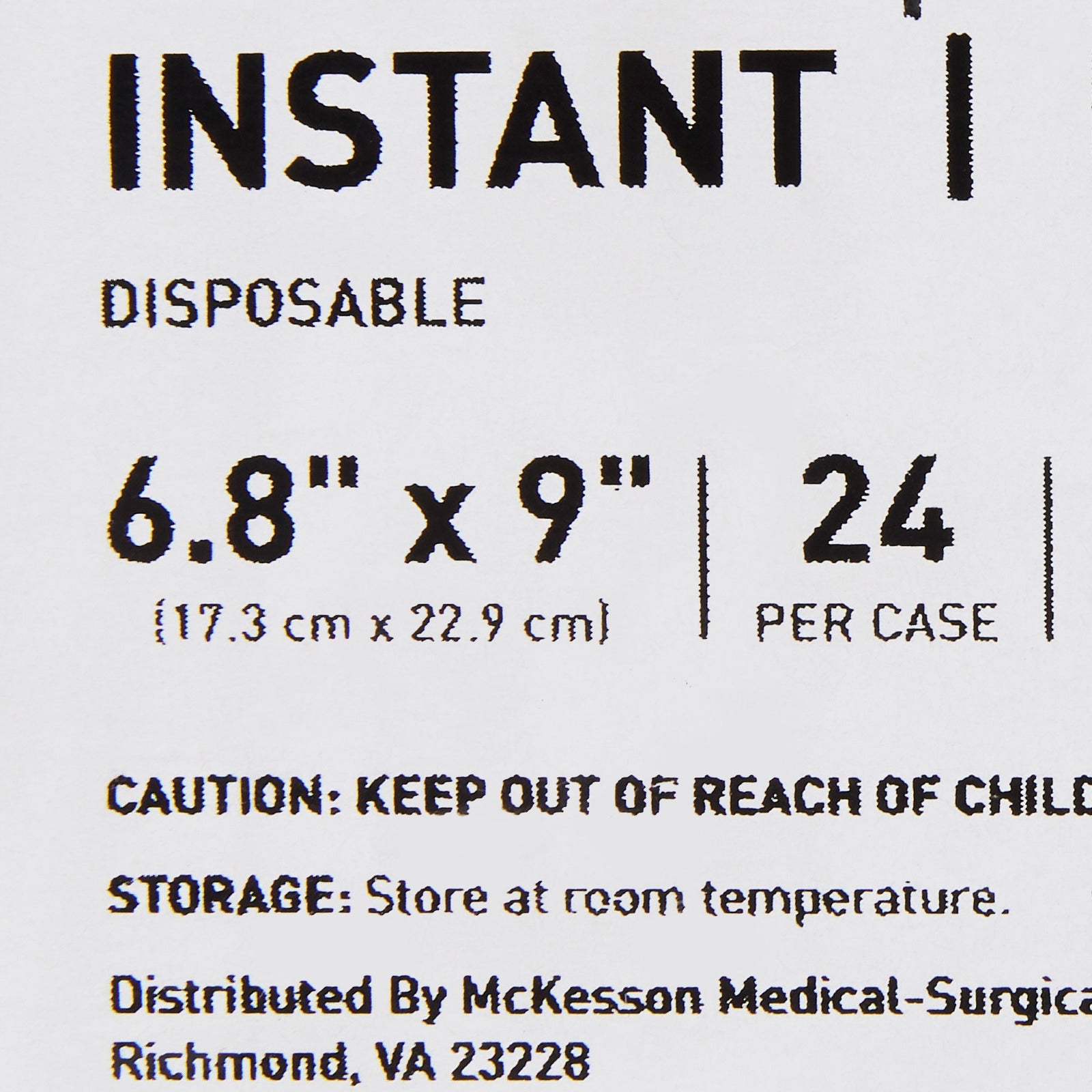 McKesson Instant Hot Pack