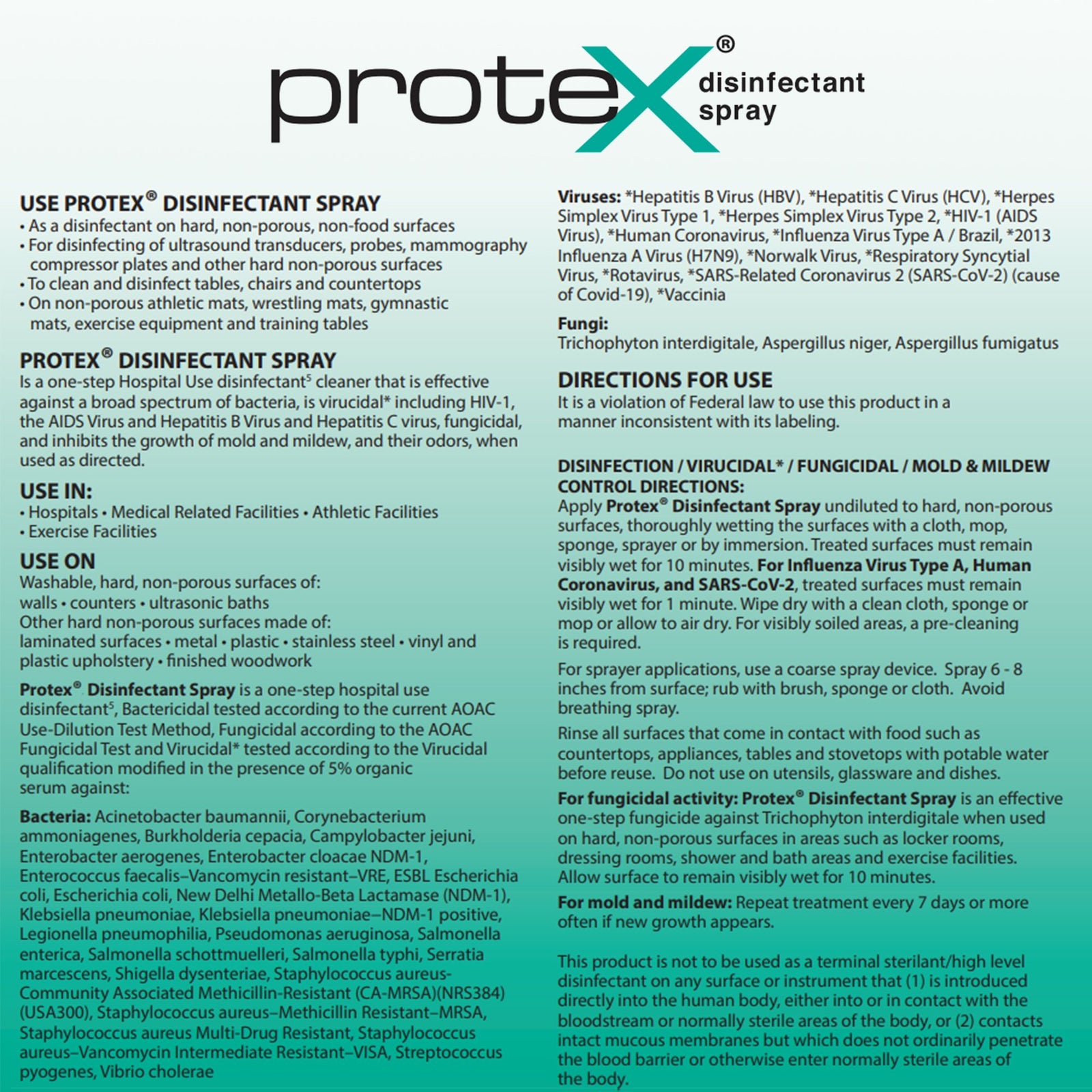 Protex Surface Disinfectant Cleaner