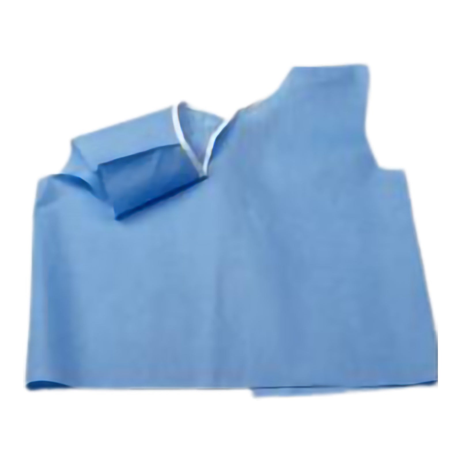 Exam Cape Blue One Size Fits Most Front / Back Opening Without Closure Female