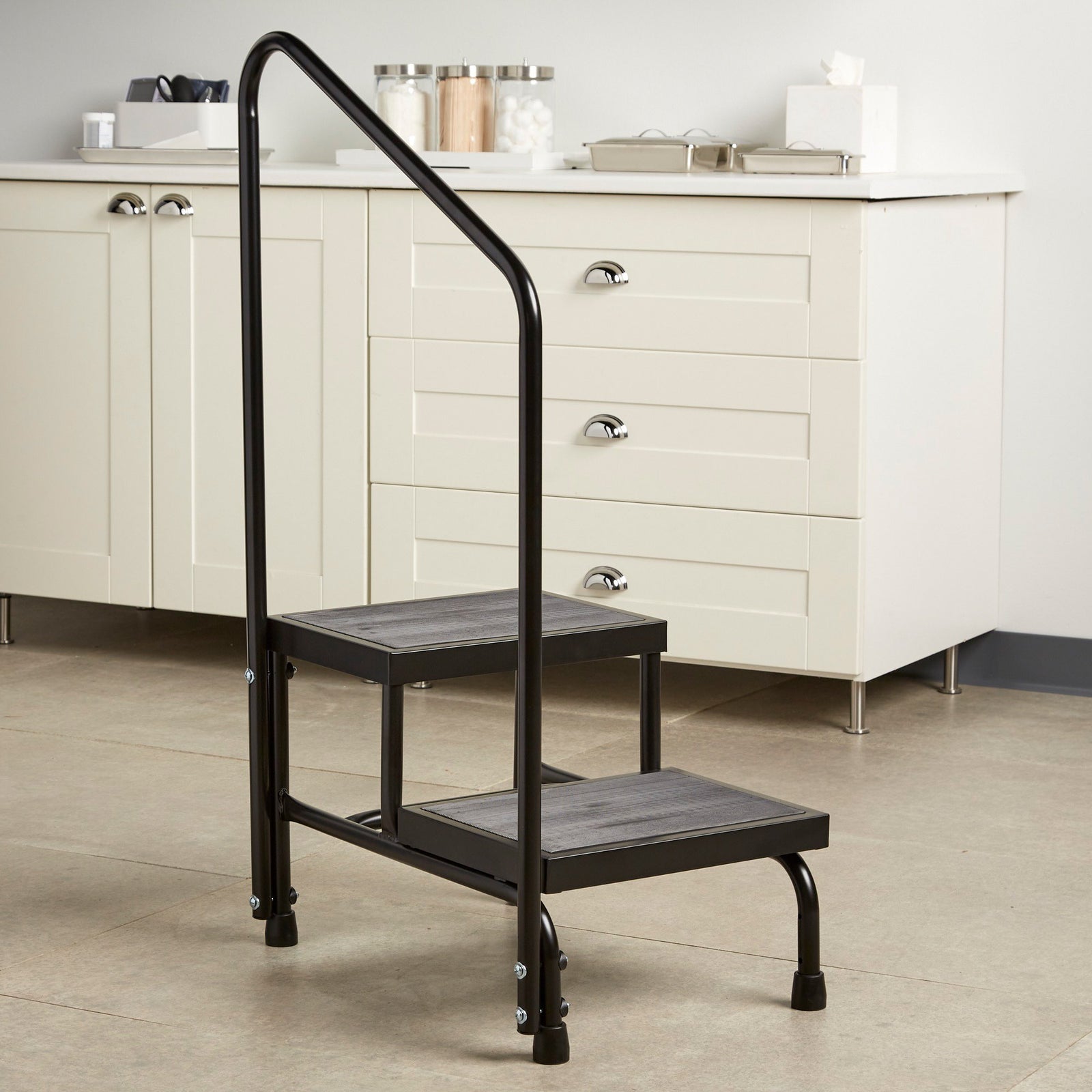 McKesson Step Stool With Handrail