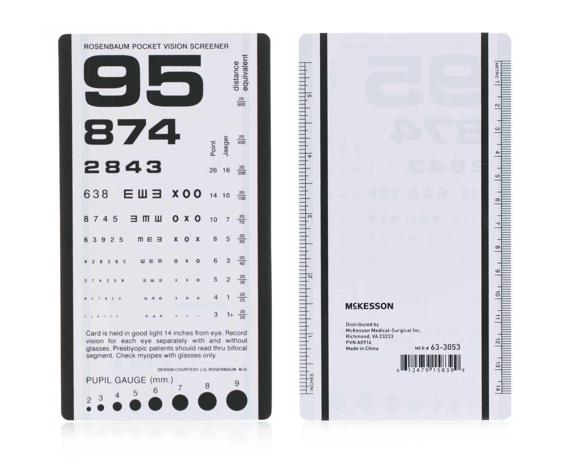 McKesson Eye Chart