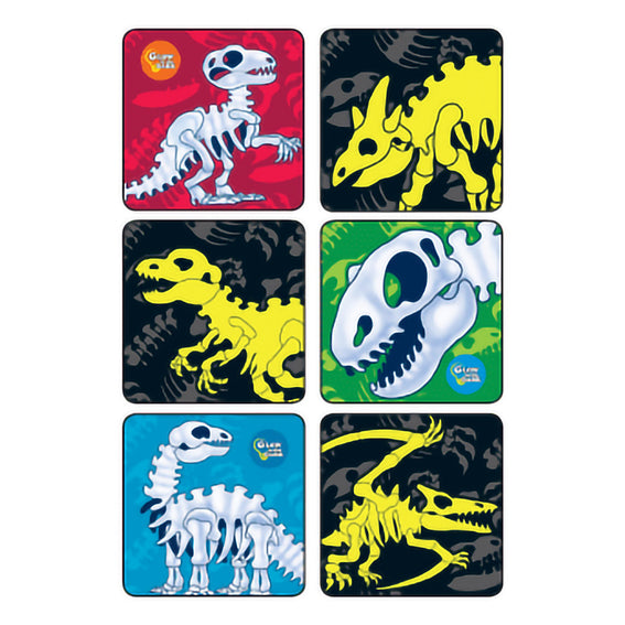 Medibadge Glow-In-The-Dark Dinosaur Bones Stickers