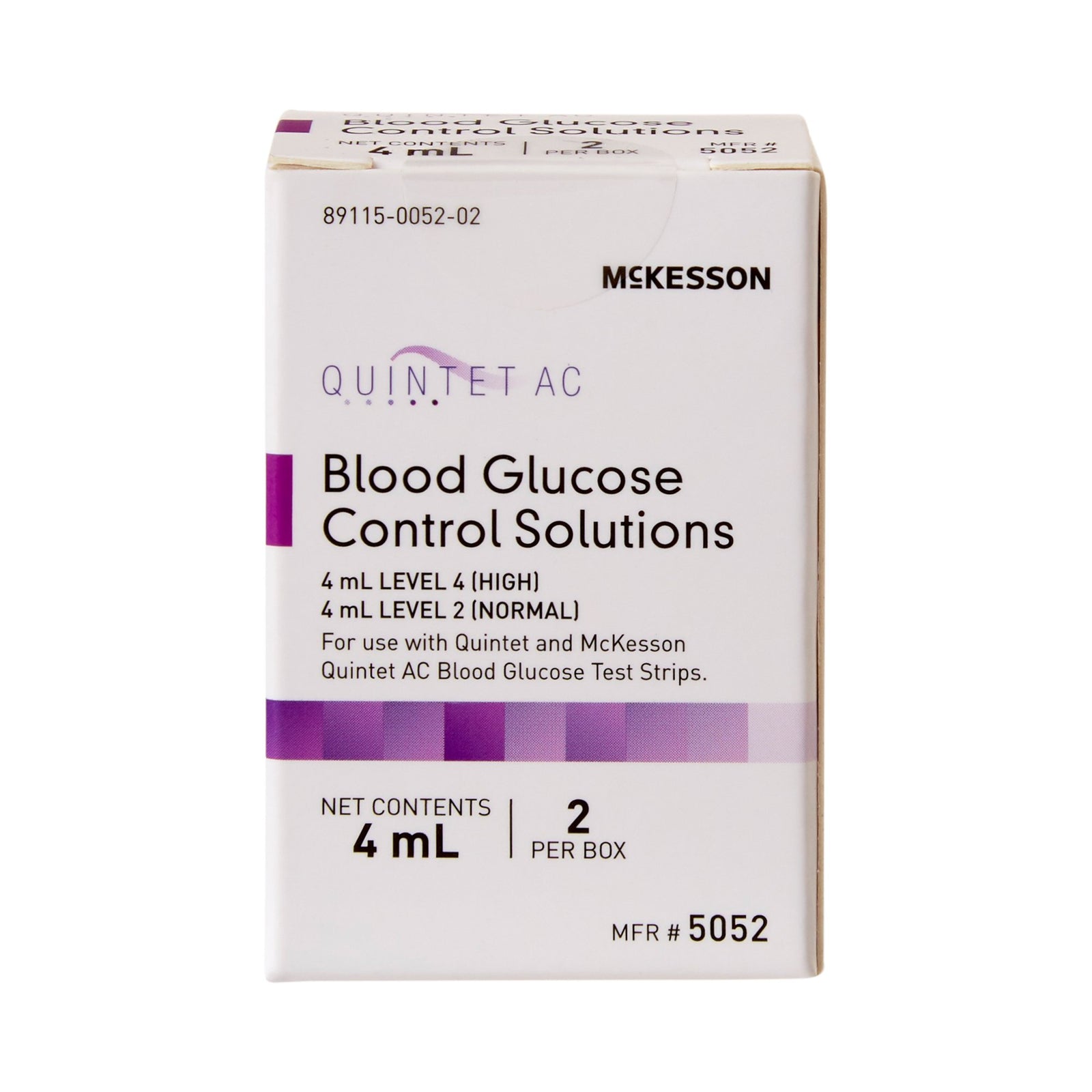 McKesson Quintet AC Blood Glucose Control Solution