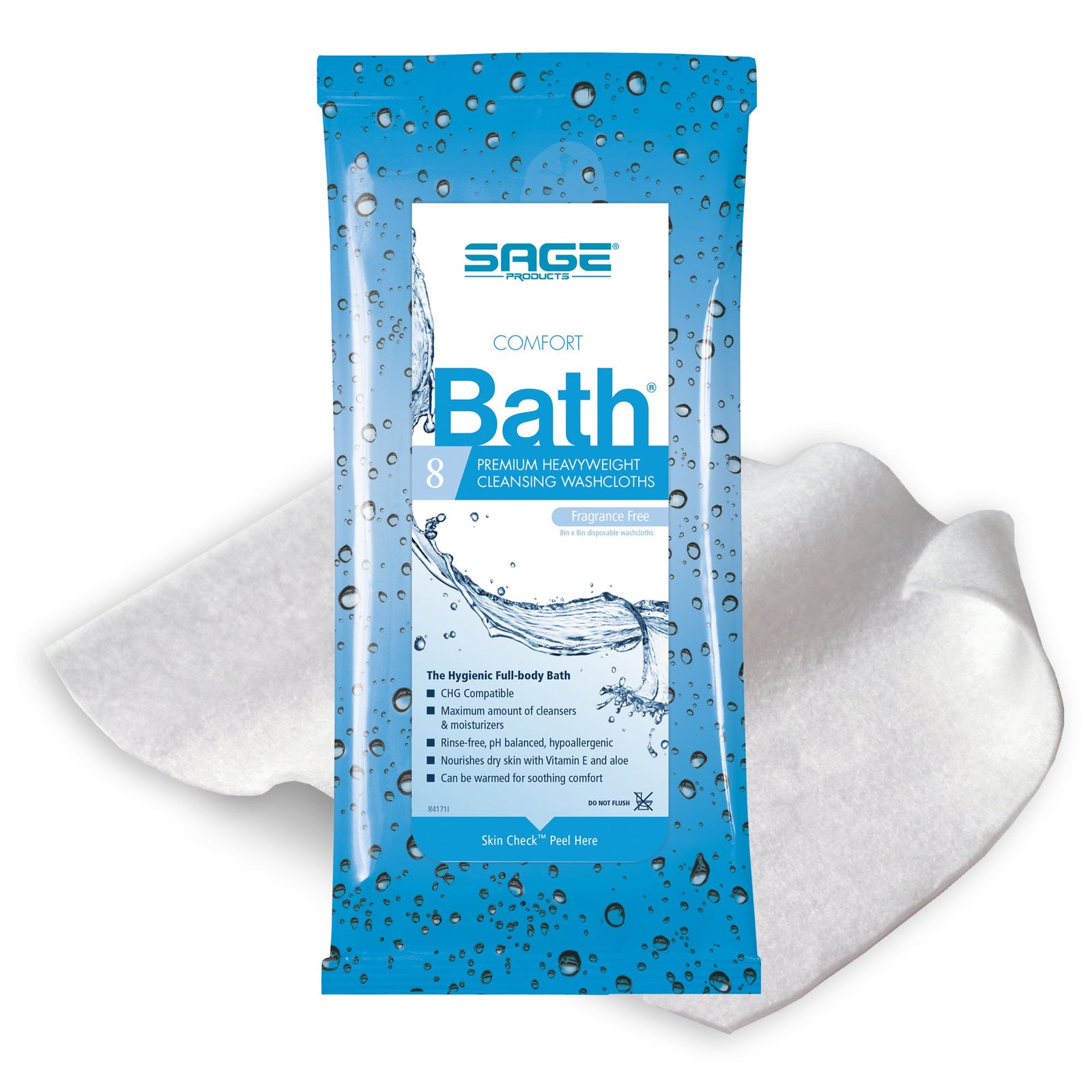 Comfort Bath Rinse-Free Bath Wipe