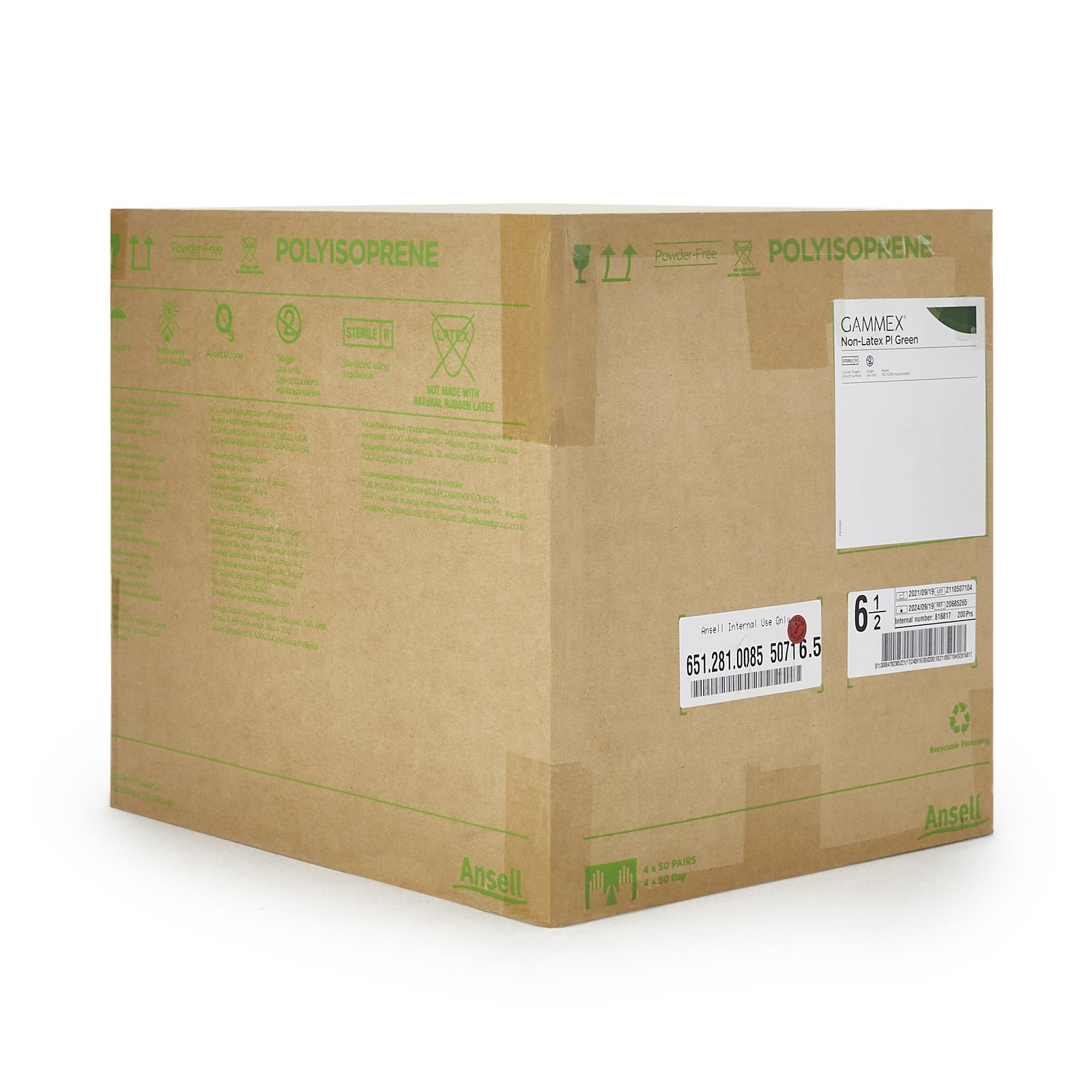 GAMMEX Non-Latex PI Green Surgical Glove