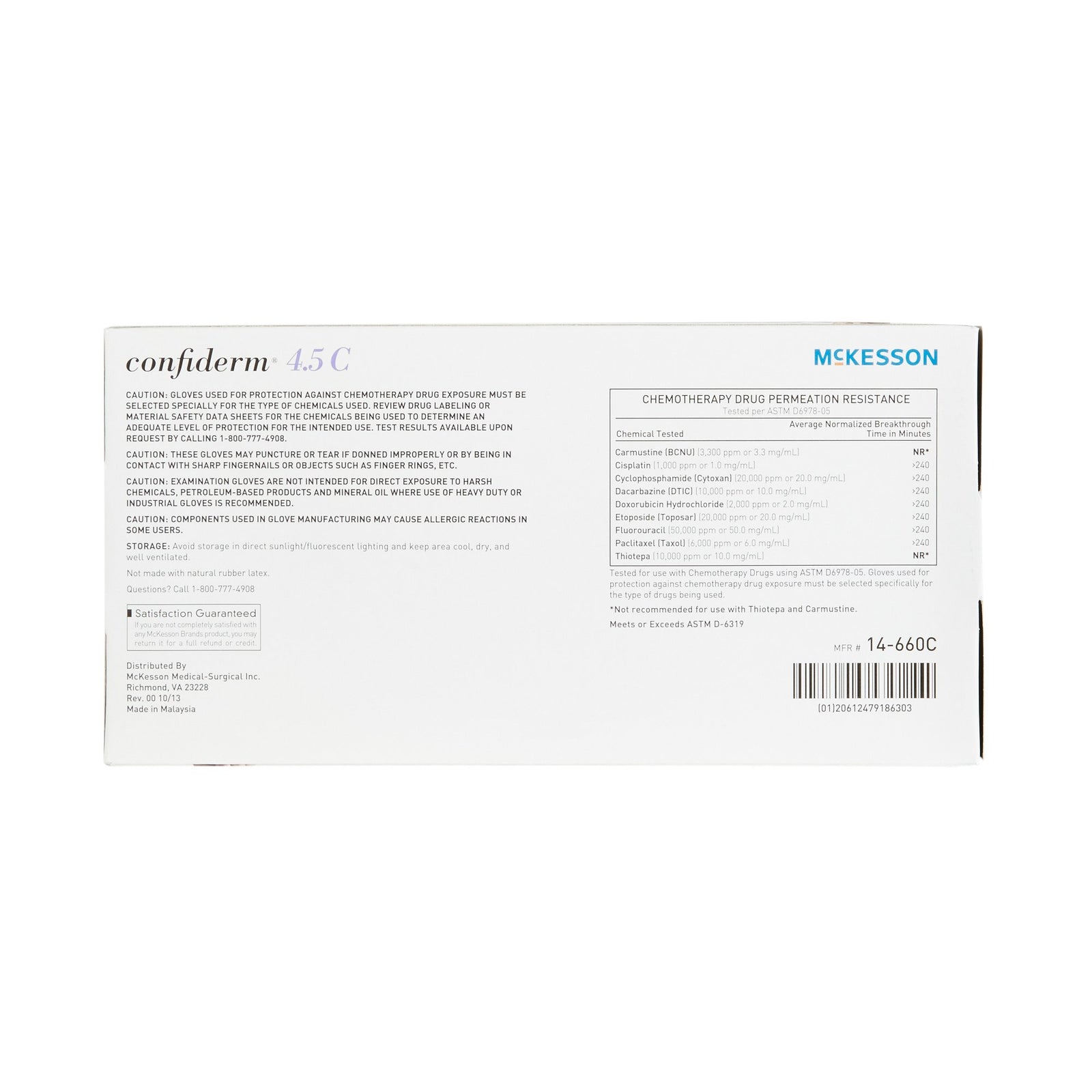 McKesson Confiderm 4.5C Nitrile Exam Glove