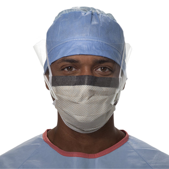 FluidShield Surgical Mask With Eye Shield