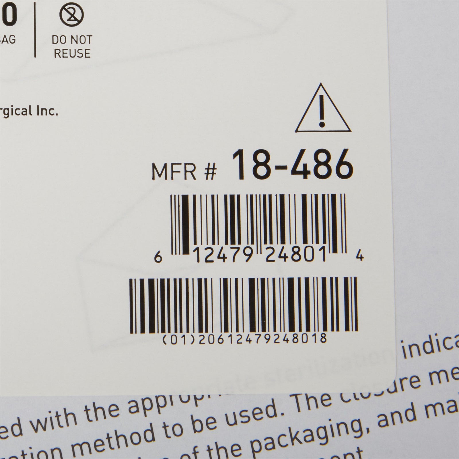 McKesson Single Layer Sterilization Wrap