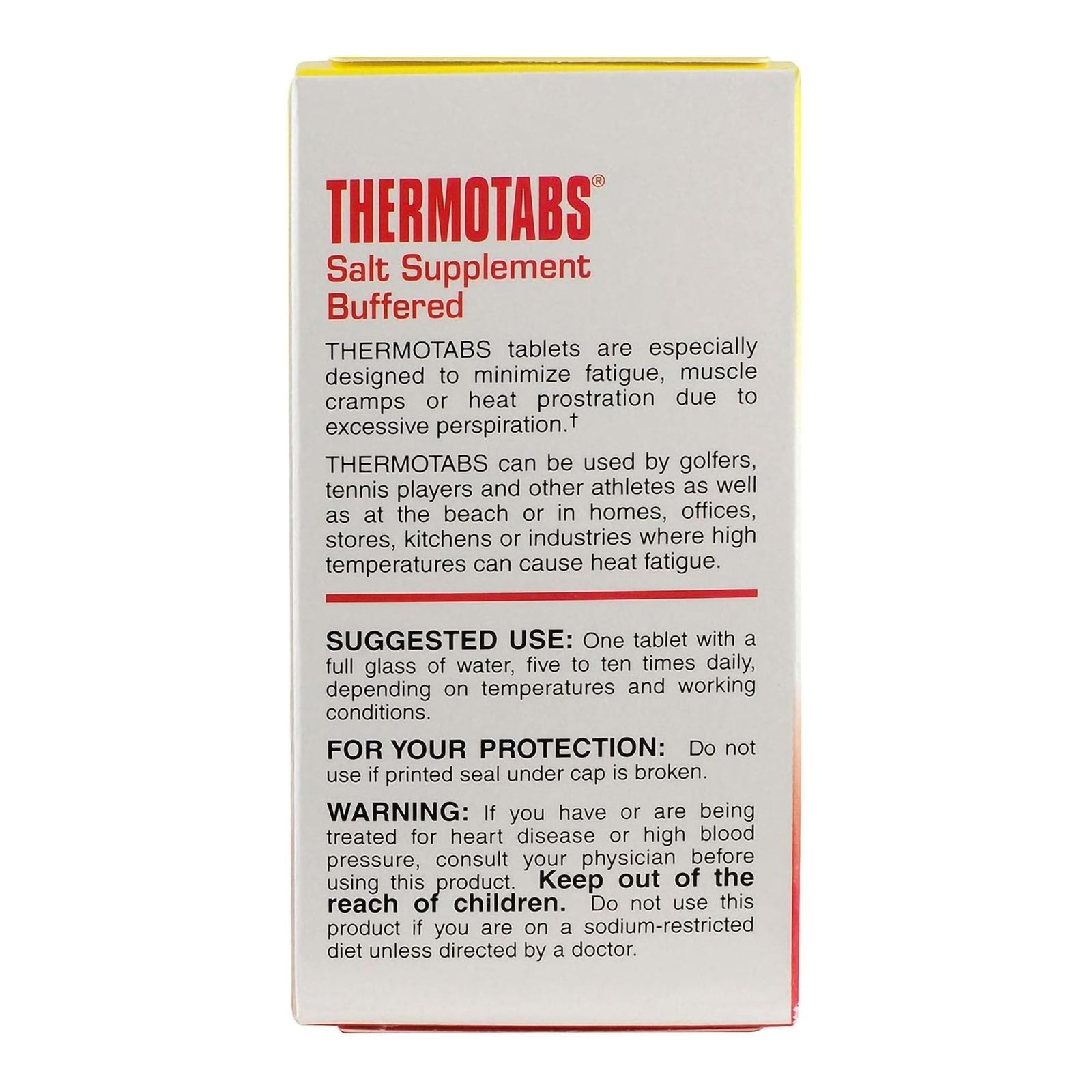 Thermotabs Sodium Chloride Supplement