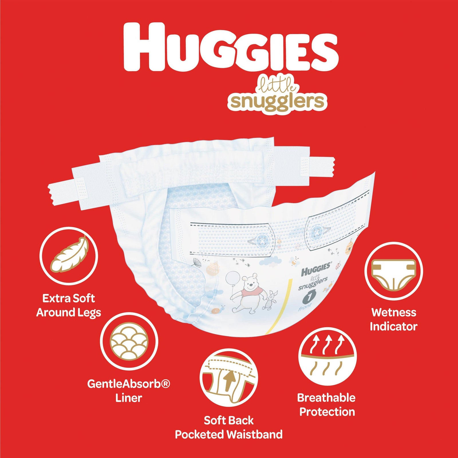 Huggies Little Snugglers Unisex Baby Diaper