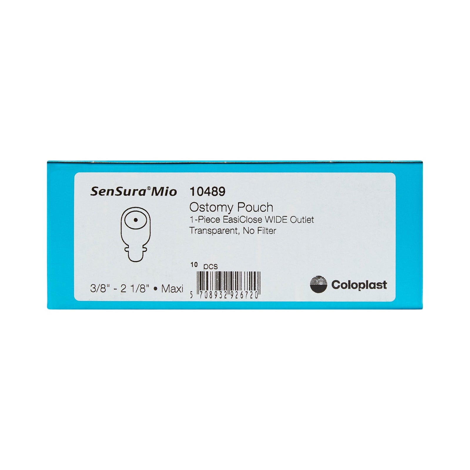 SenSura Mio One-Piece Drainable Neutral Gray Ostomy Pouch