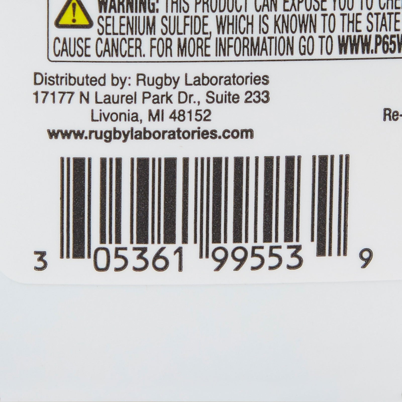 Rugby Dandruff Shampoo