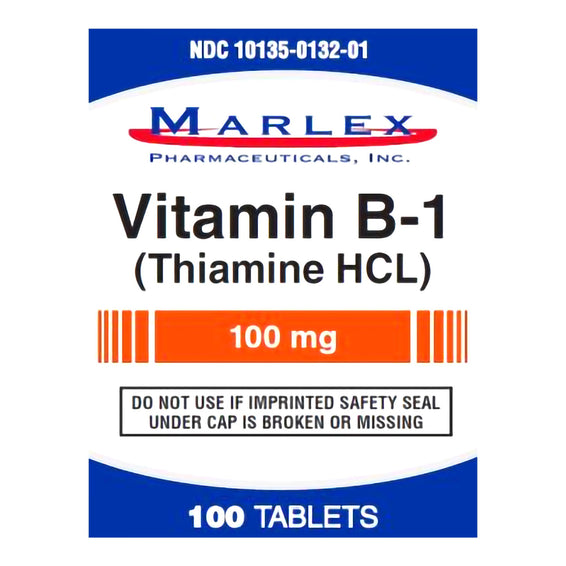 Vitamin B Complex Thiamine Hcl 100 Mg Tablet Bottle 100 Tablets