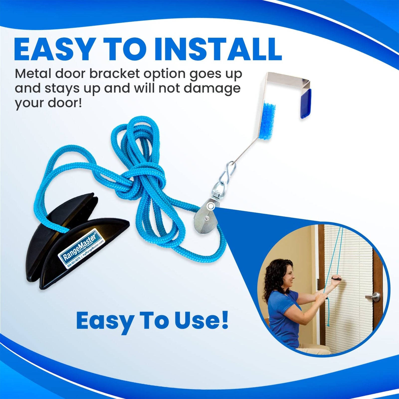 Blue Ranger Shoulder Pulley Exerciser