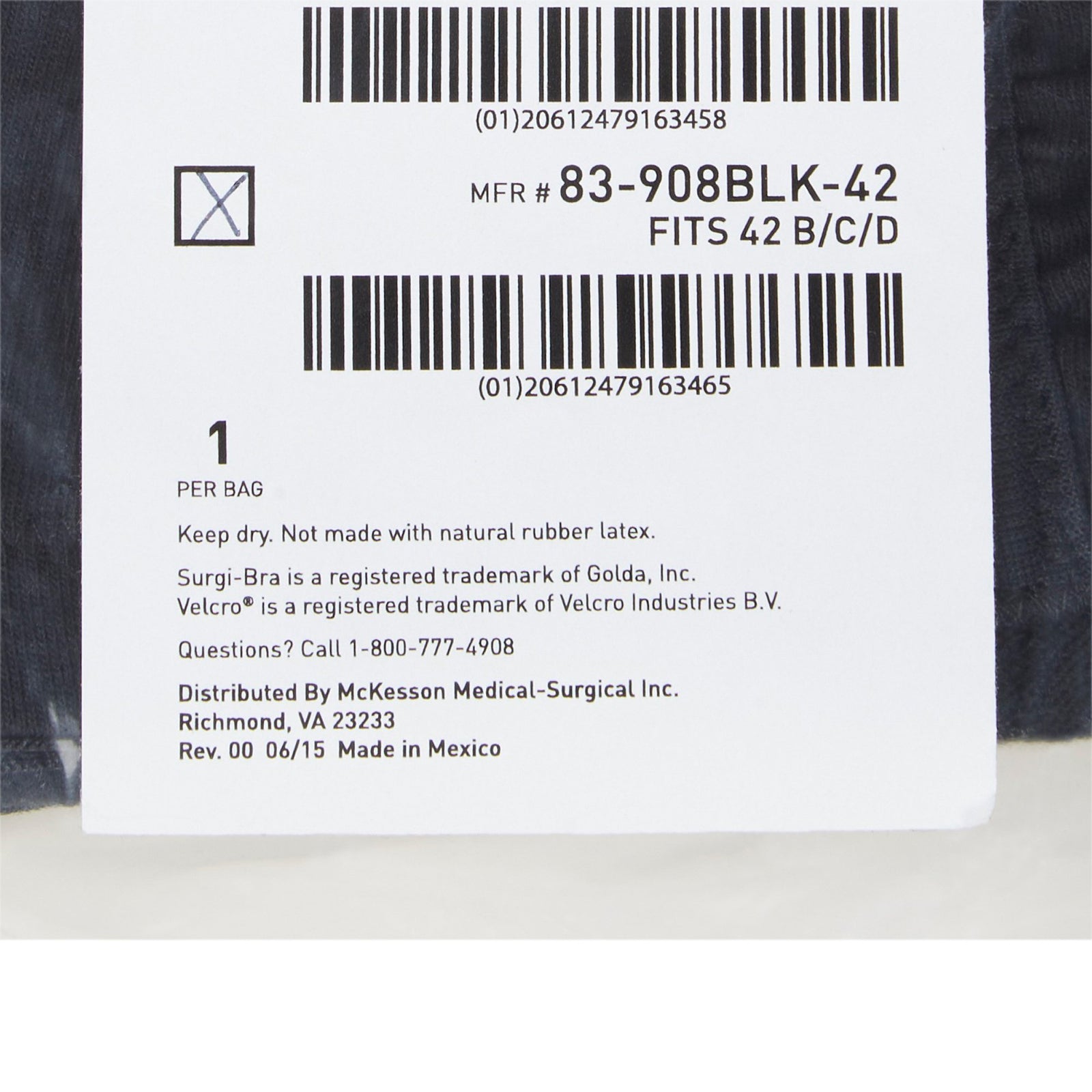 McKesson Post-Surgical Bra