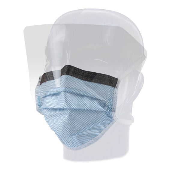 FluidGard Surgical Mask With Eye Shield