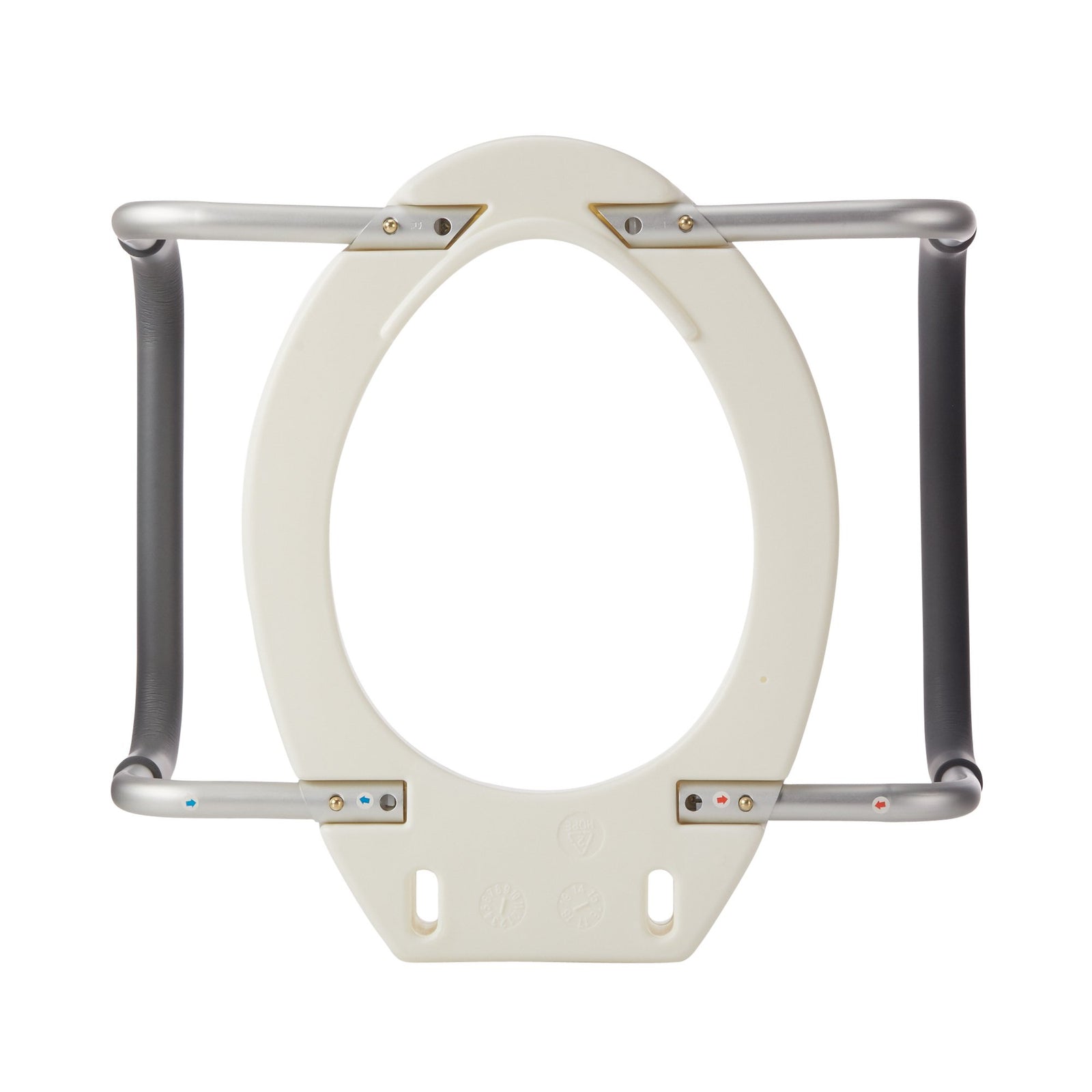 drive Premium Elongated Raised Toilet Seat With Arms