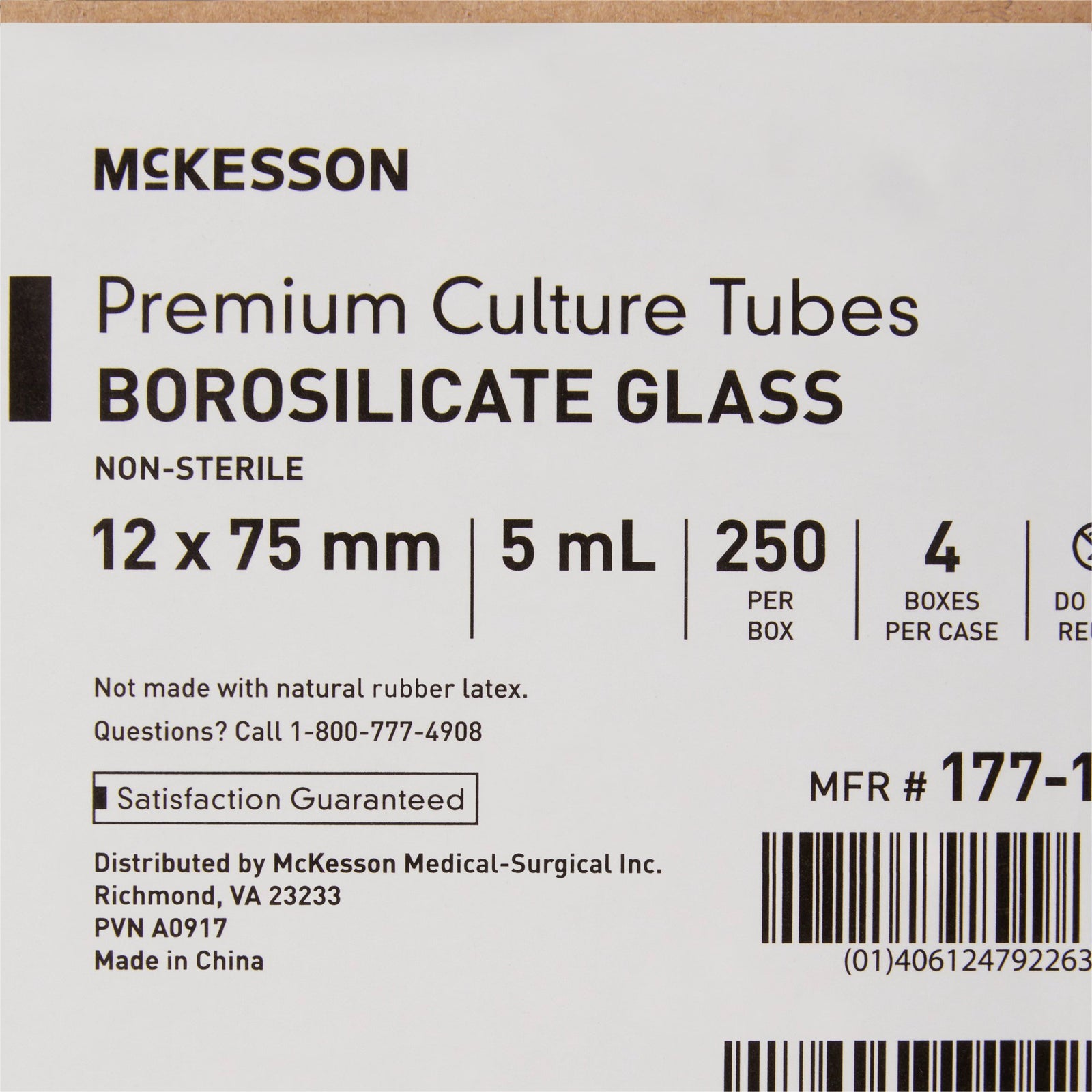 McKesson Polystyrene Test Tube