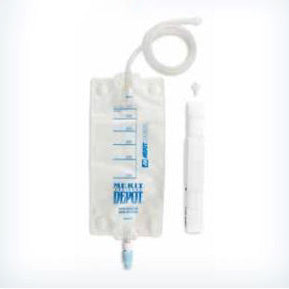 Merit Medical Drainage Depot 600 mL Bag with Soft Cloth Backing