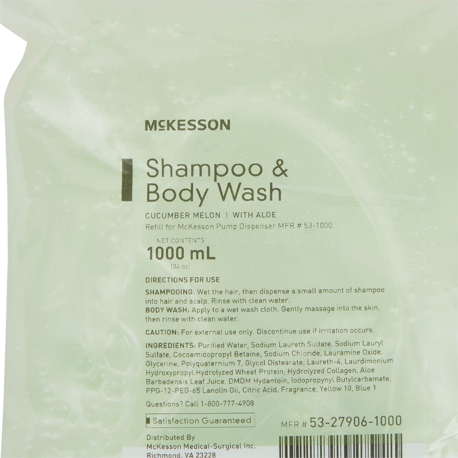 McKesson Shampoo And Body Wash