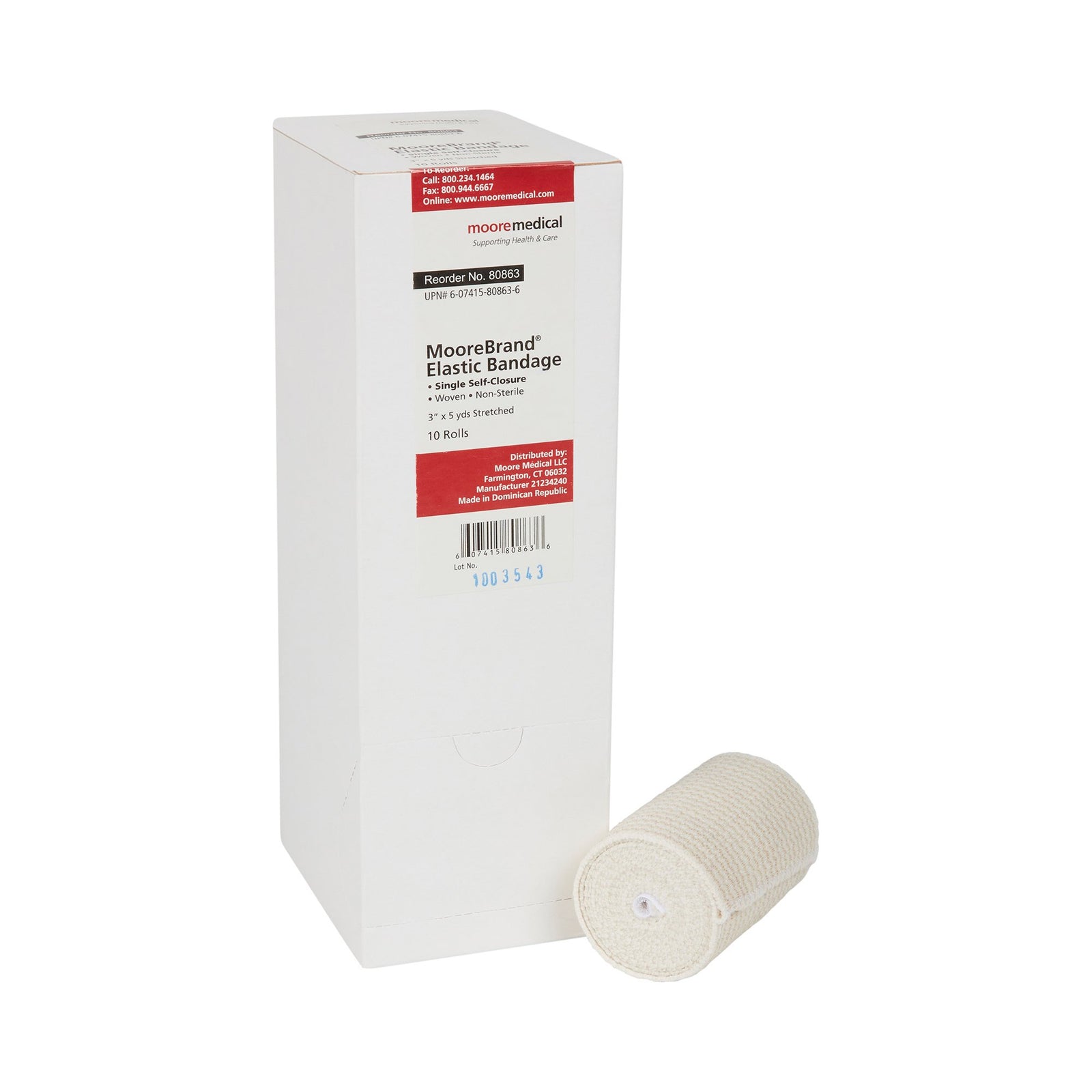McKesson Double Hook and Loop Closure Elastic Bandage