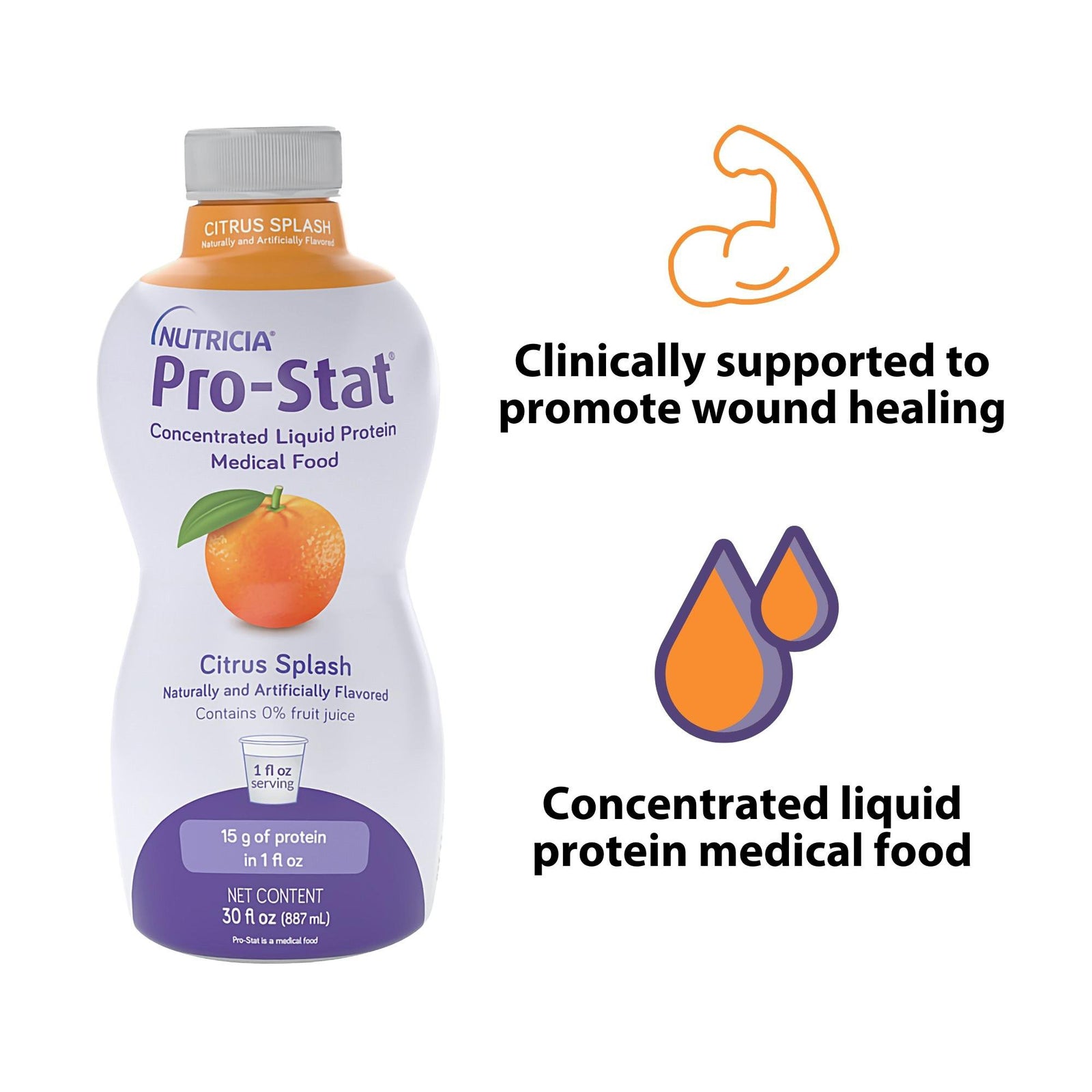Pro-Stat® Sugar-Free Citrus Splash Protein Supplement, 30 oz. Bottle